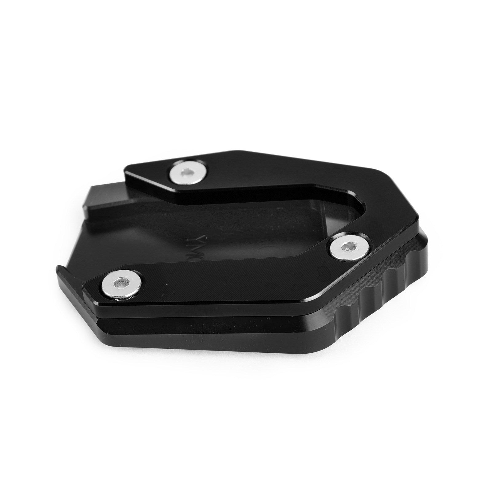 Seitenständer Kickstand Plate Pad für Yamaha MT09 FZ09 FJ09 TRACER 900 15-19 Schwarz