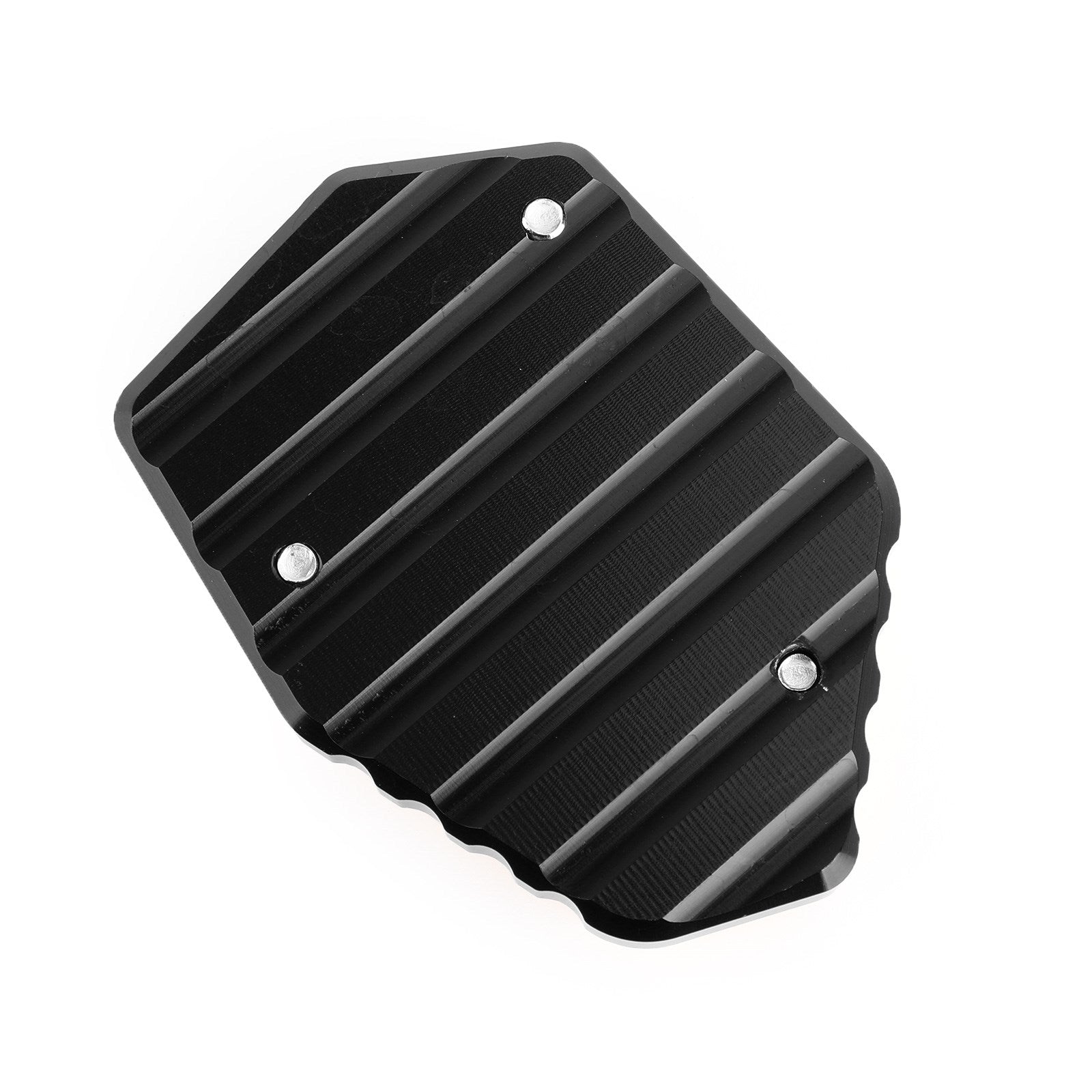 Seitenständer Kickstand Plate Pad für Yamaha MT09 FZ09 FJ09 TRACER 900 15-19 Schwarz