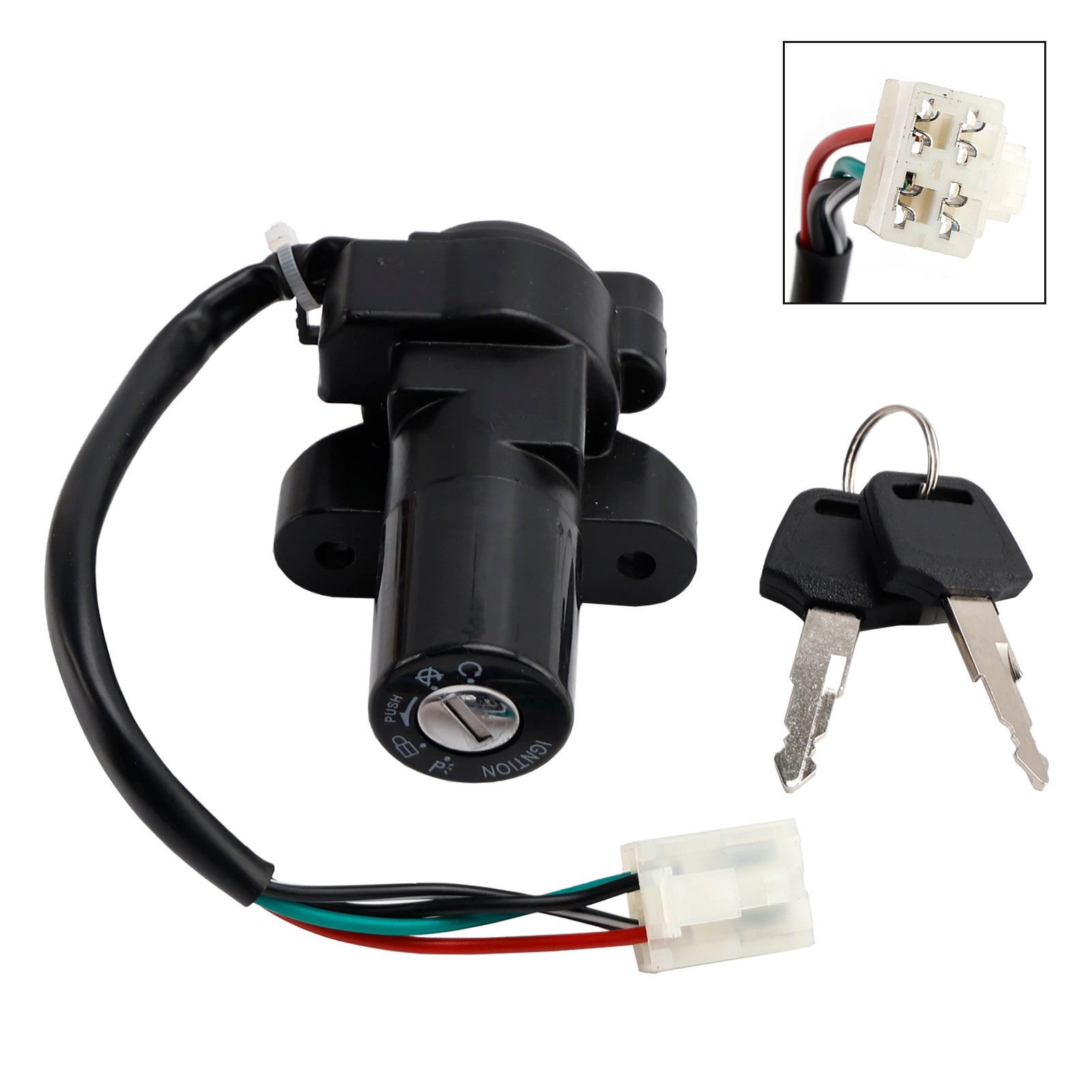 Tændingslås Låse nøgler til Suzuki GSF 250 77A/74A GSF 400 inazuma