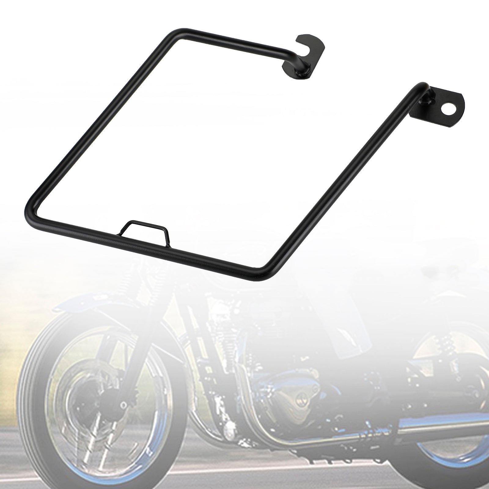 Luggage Rack Side Saddle Bag Mount Bracket for KAWASAKI W650 W800 cafe street