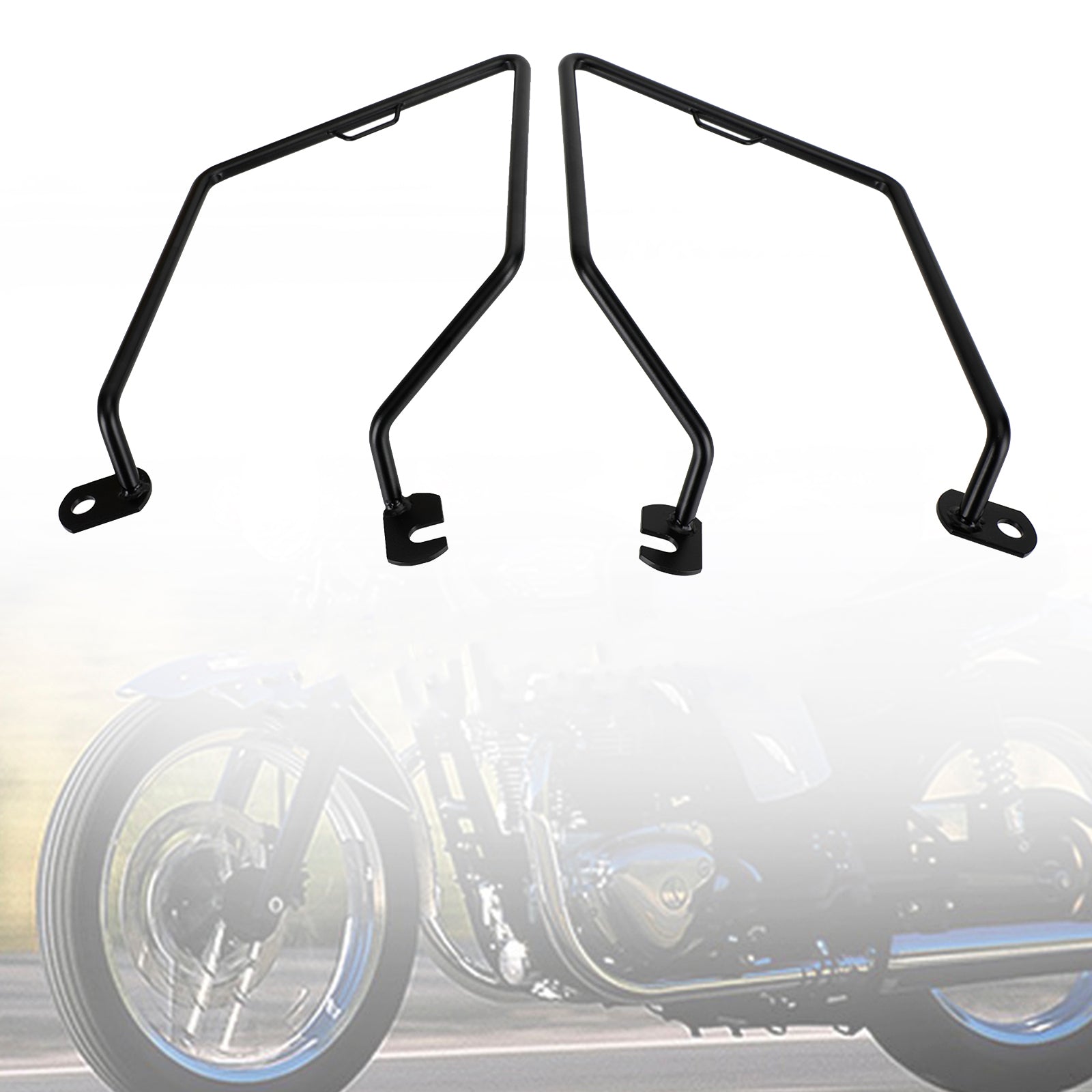 Luggage Rack Side Saddle Bag Mount Bracket for KAWASAKI W650 W800 cafe street