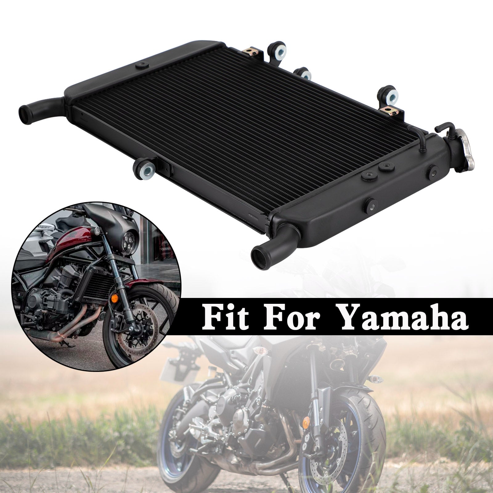ヤマハ FJ09 MT09 MT-09 TRACER 900 XSR900 ラジエーター クーラー 冷却