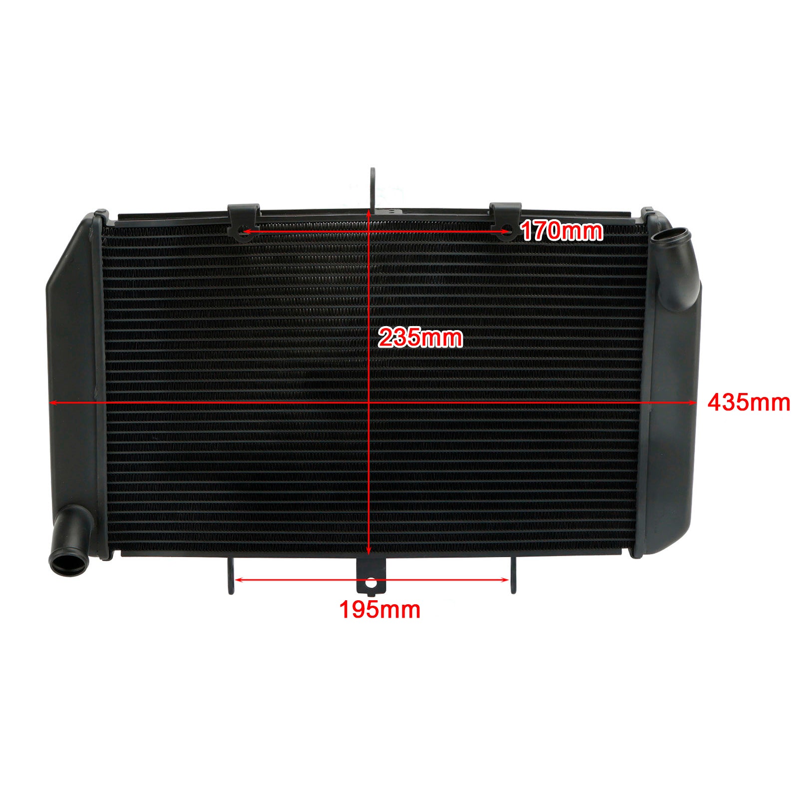 10-17 Kawasaki Z1000 SX Aluminum Radiator Cooling Cooler