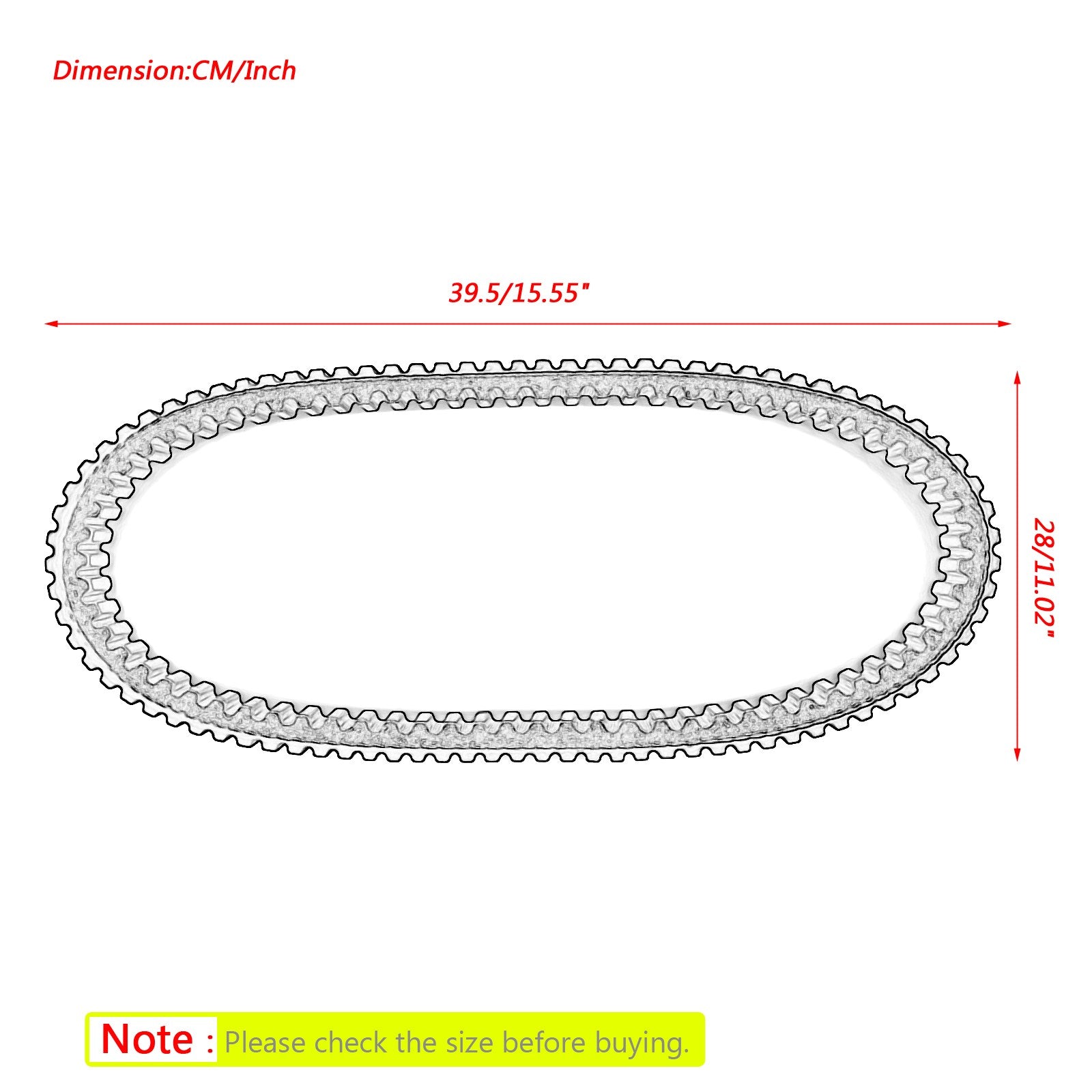 Correa de transmisión para Arctic Cat 0627-047 moto de nieve Jaguar Z1 TZ1 Bearcat Z1 5000 XT