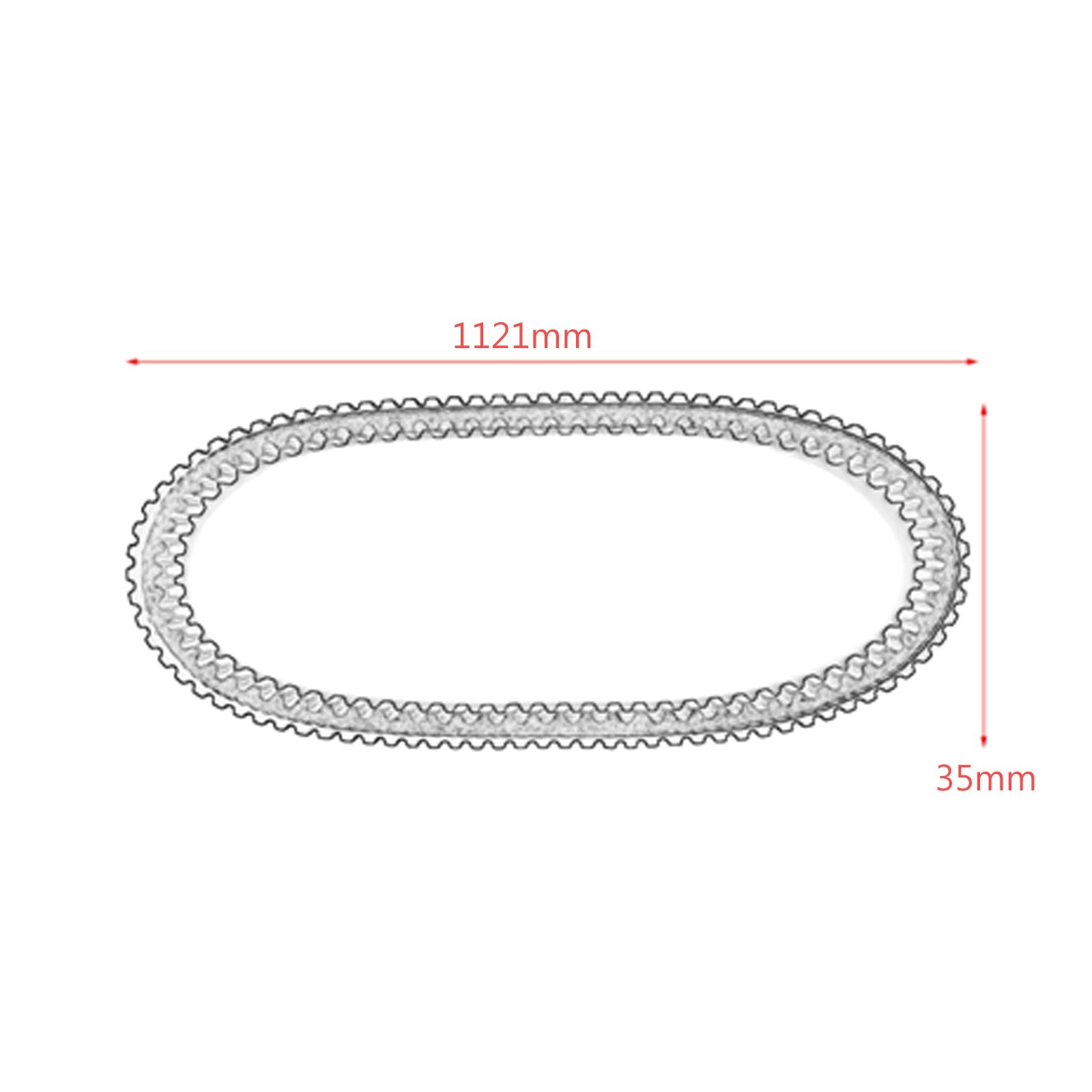 Ski-Doo Alpine 500 Formula Plus Safari Stratos 1987 Drive Belt 414617500