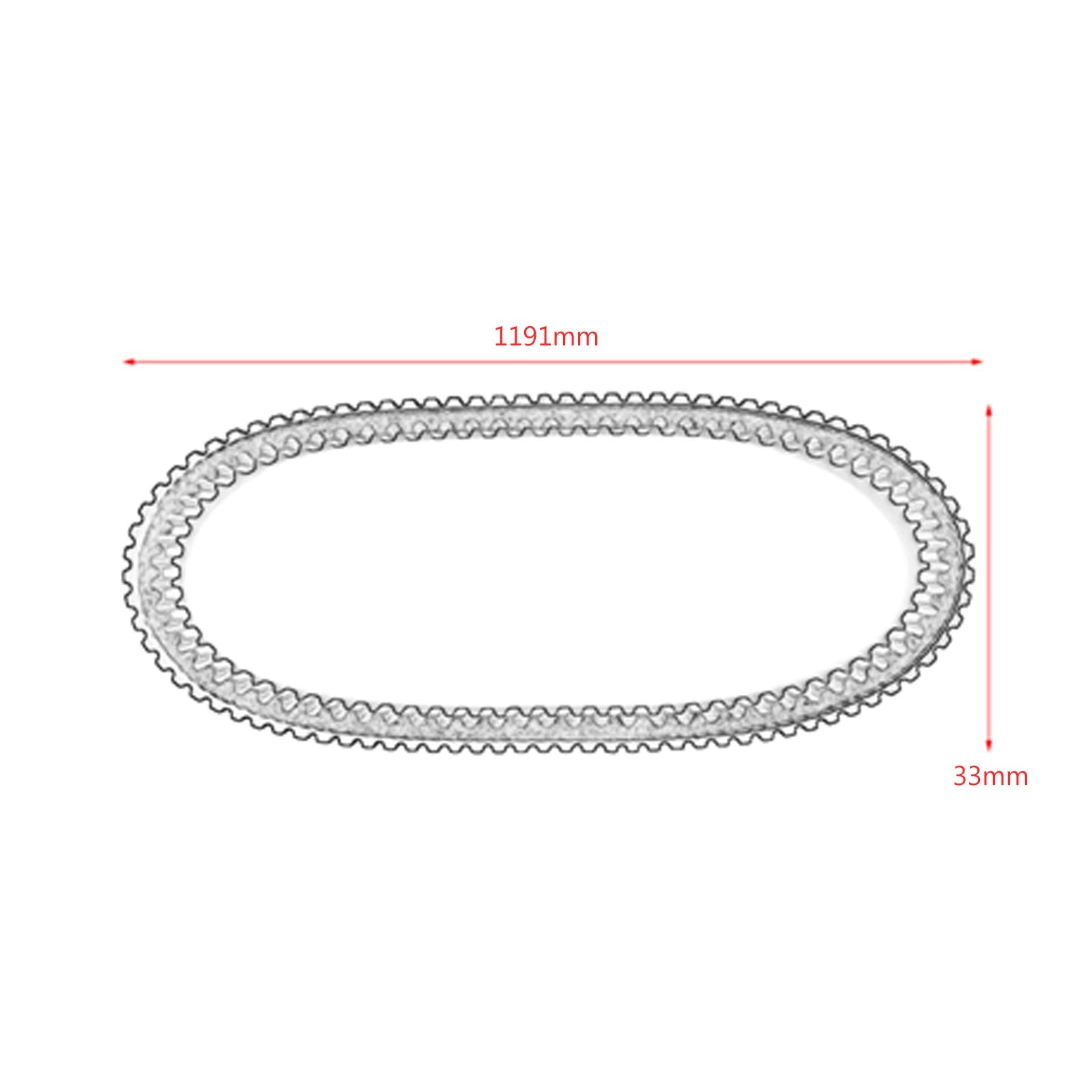 Motor Drive Belt for John Deere Gator XUV 825I S4 2015-2018 855D S4 2015-2018