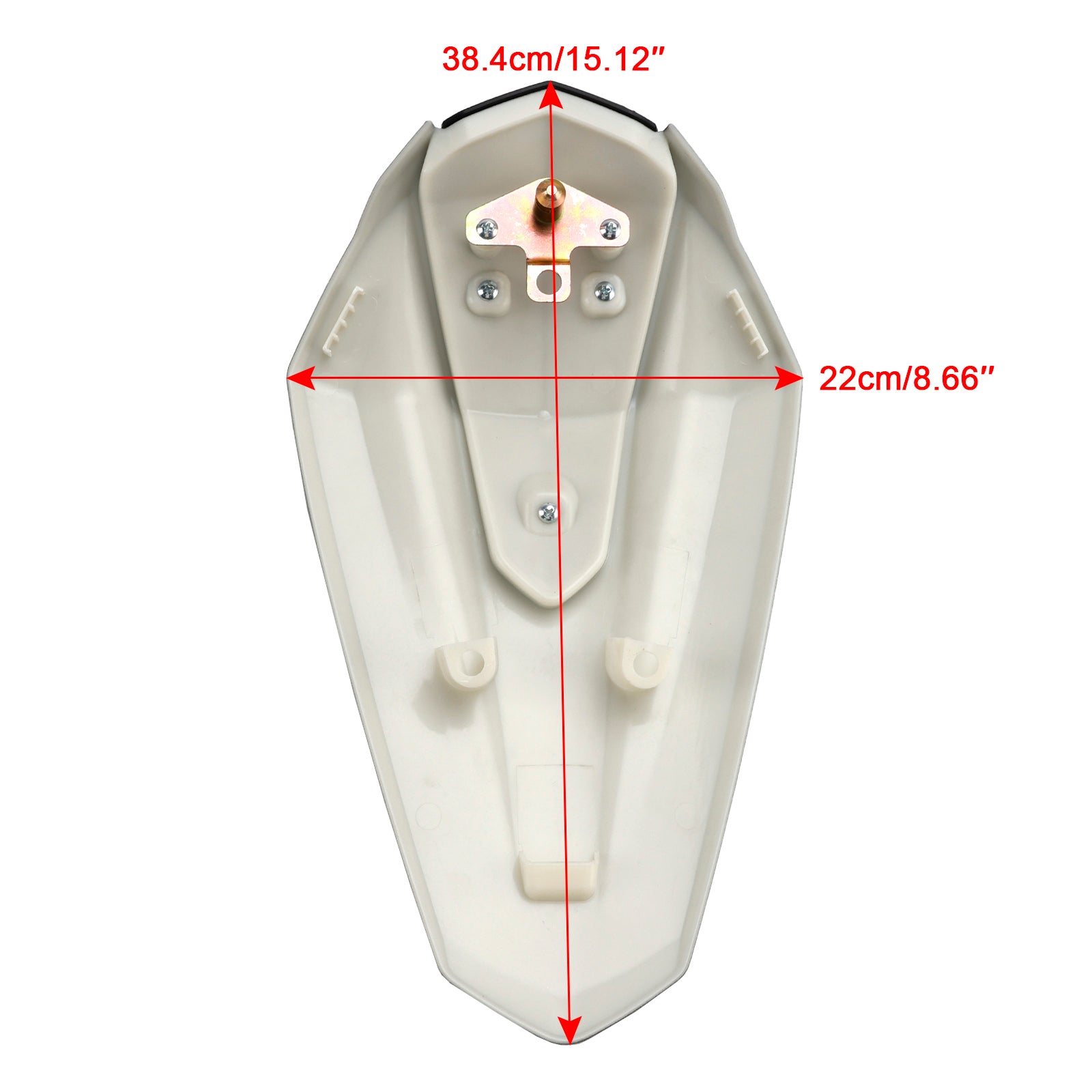 18-24 Kawasaki Ninja 400 ABS  Passenger Rear Seat Cover Cowl Gray