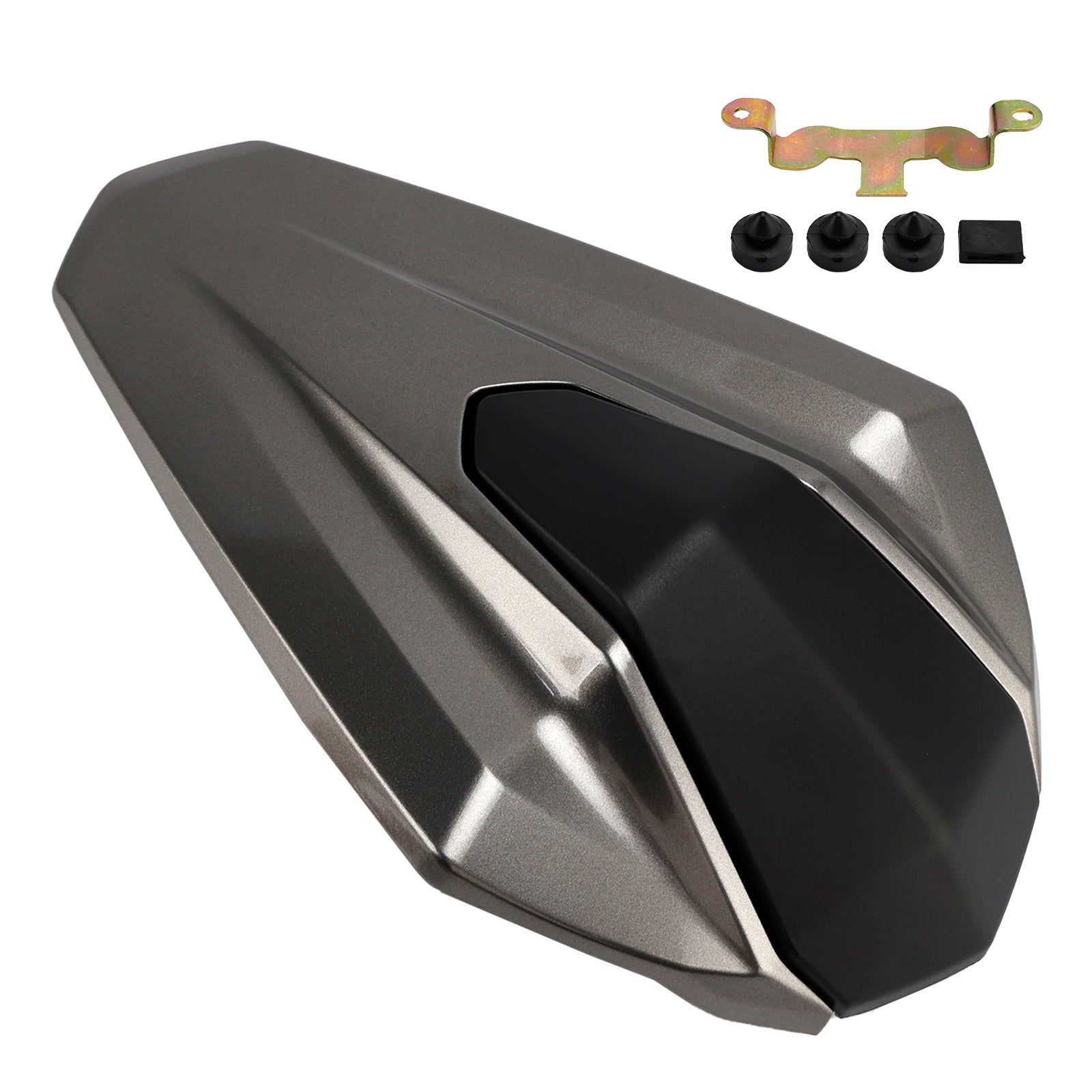 18-24 Kawasaki Ninja 400 ABS  Passenger Rear Seat Cover Cowl Gray