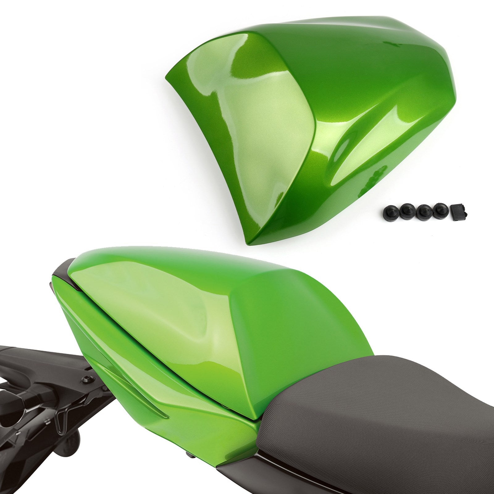 Cubierta de asiento de pasajero trasero para Kawasaki NINJA 650 ER6F ER6N 400 GRE