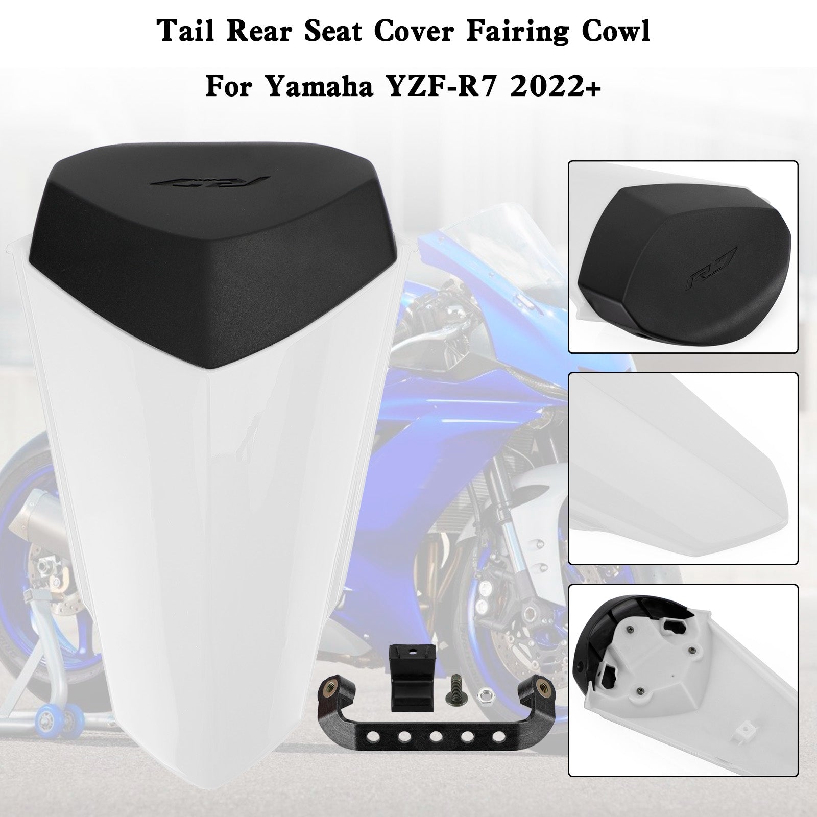 22-23 YAMAHA YZF R7 Tail Rear Seat Cover Fairing Cowl