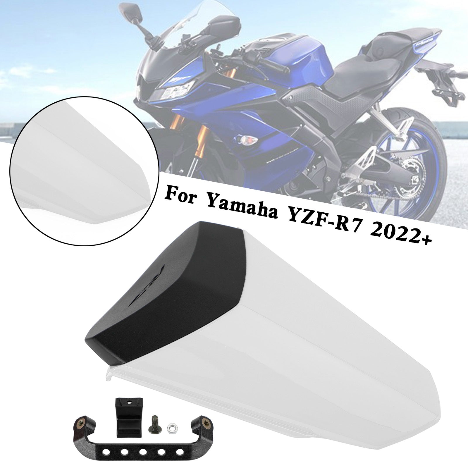 22-23 YAMAHA YZF R7 Tail Rear Seat Cover Fairing Cowl