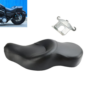 Sedile doppio per conducente e passeggero posteriore nero Harley HD Sportster XL1200N 2004-2018