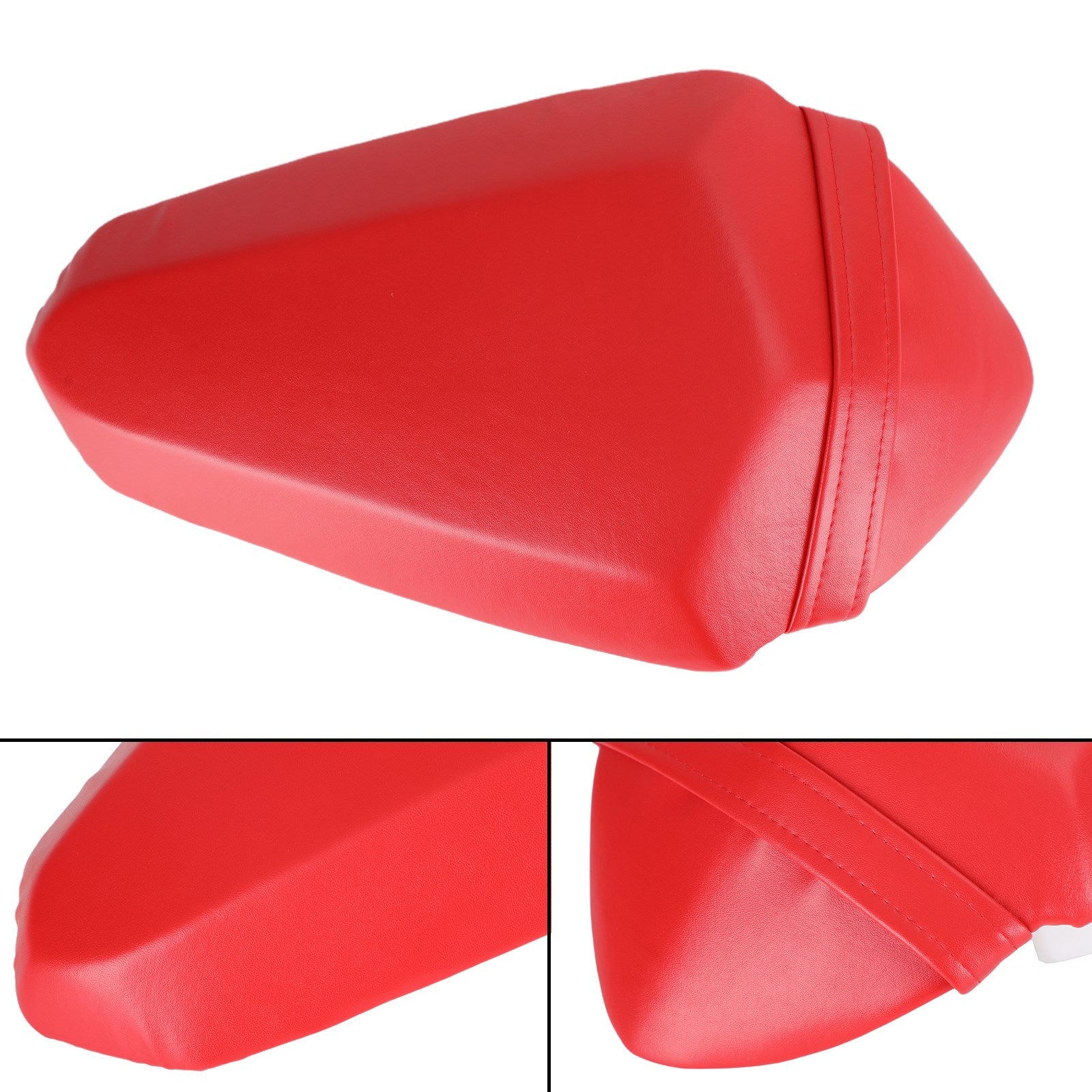 Verdicktes Pu-Beifahrersitzkissen hinten für Kawasaki Ninja Z400 Ex400 18-21 Rot Generic