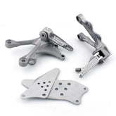 Soporte de clavijas de pie para reposapiés delantero de jinete apto para Kawasaki ZX 636 ZX-6R 2005-2008