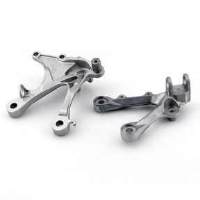 Staffa per pedane poggiapiedi anteriore pilota adatta per Kawasaki ZX 636 ZX-6R 2005-2008