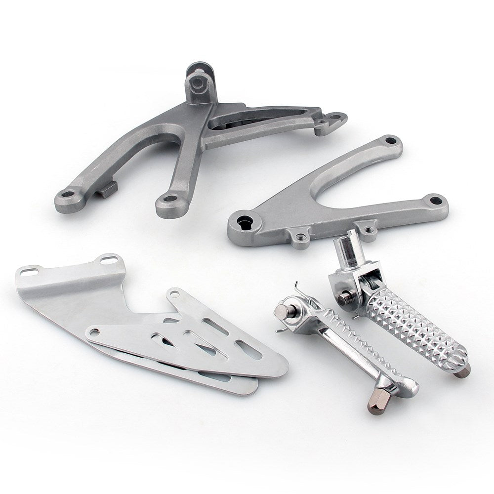 Front Rider Foot Pegs Rest Footrest Bracket Fit for Yamaha YZF R1 2007-2008