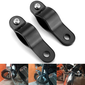 Foco antiniebla para motocicleta, soporte de barra parachoques, abrazadera de montaje ajustable de 30-35MM