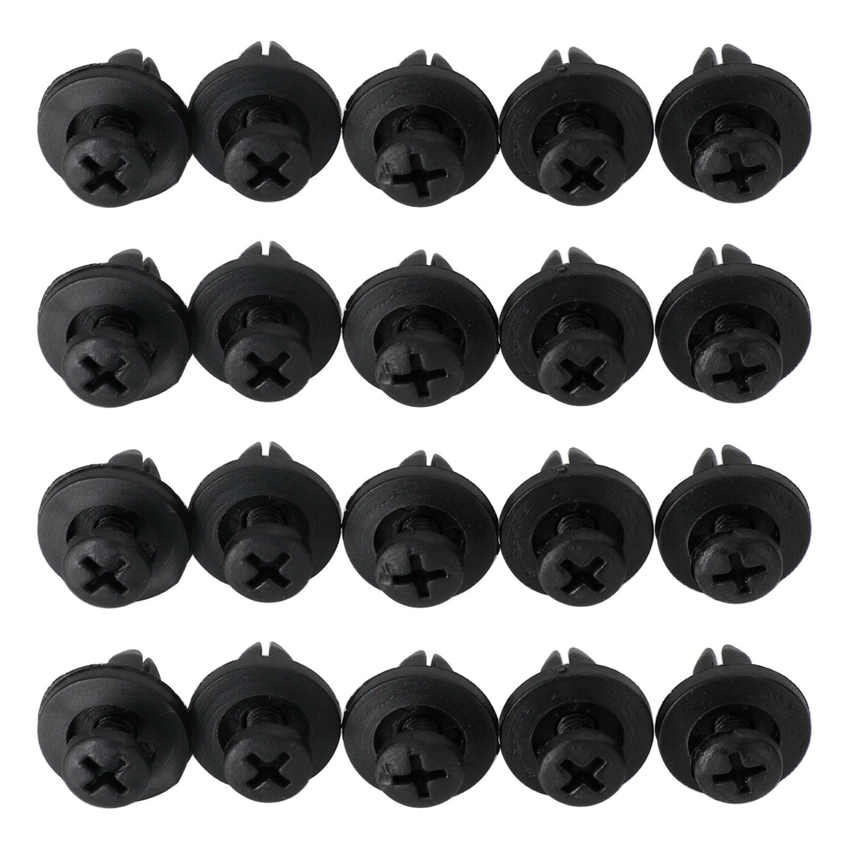 20er Pack 6mm Verkleidung Panel Trim Clips Schraube In Nieten Clip Motorrad Universal