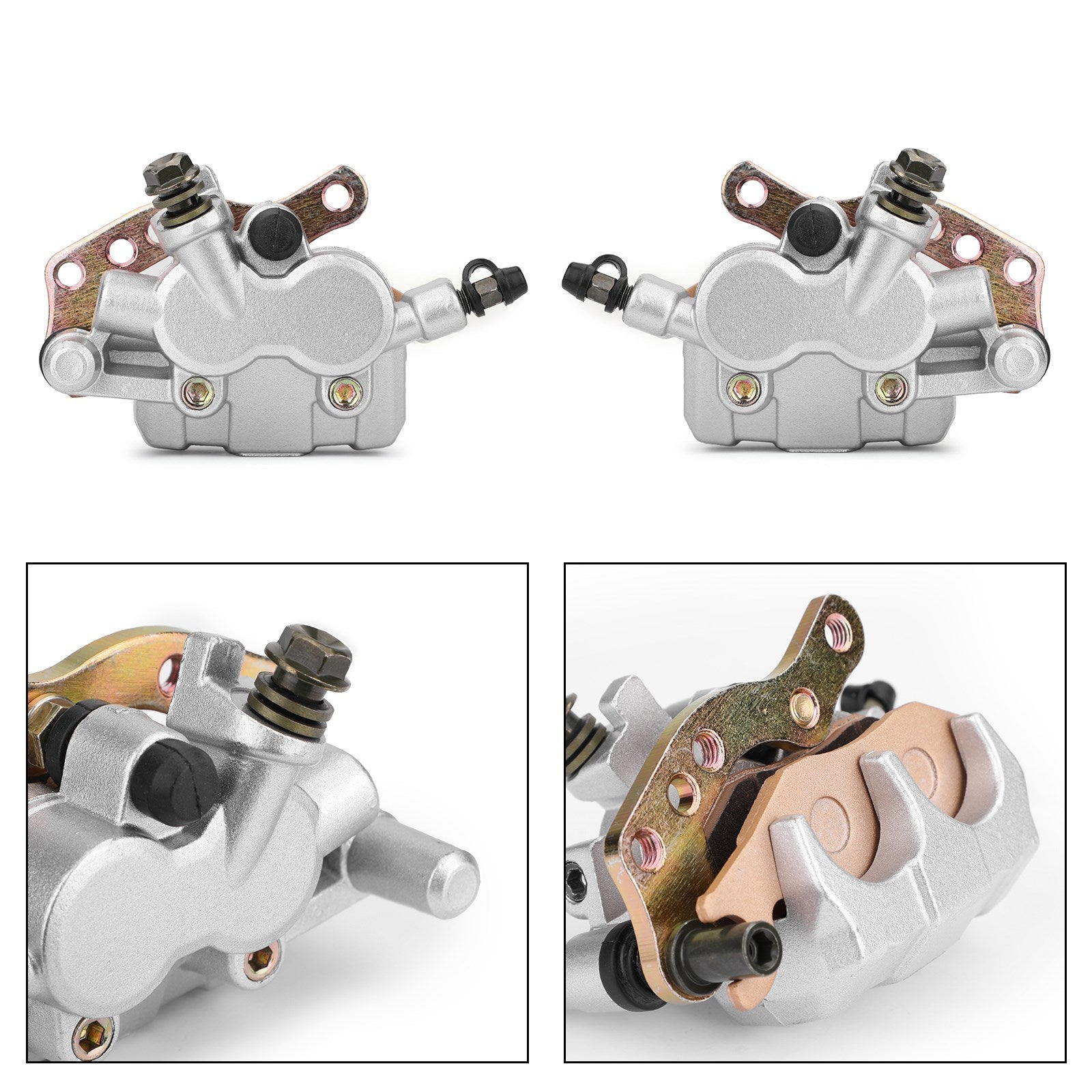 L&R Front Brake Caliper Set 43041-1518 For Kawasaki KLF 300 400 KVF 65