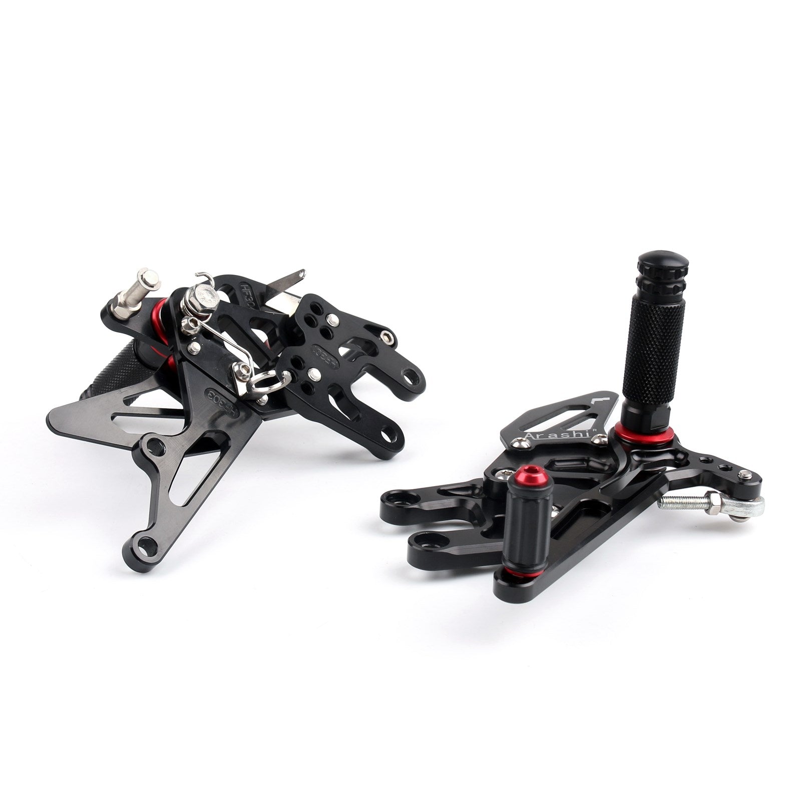 04-05 Kawasaki ZX10R ZX 10R Rearset Rear set Black