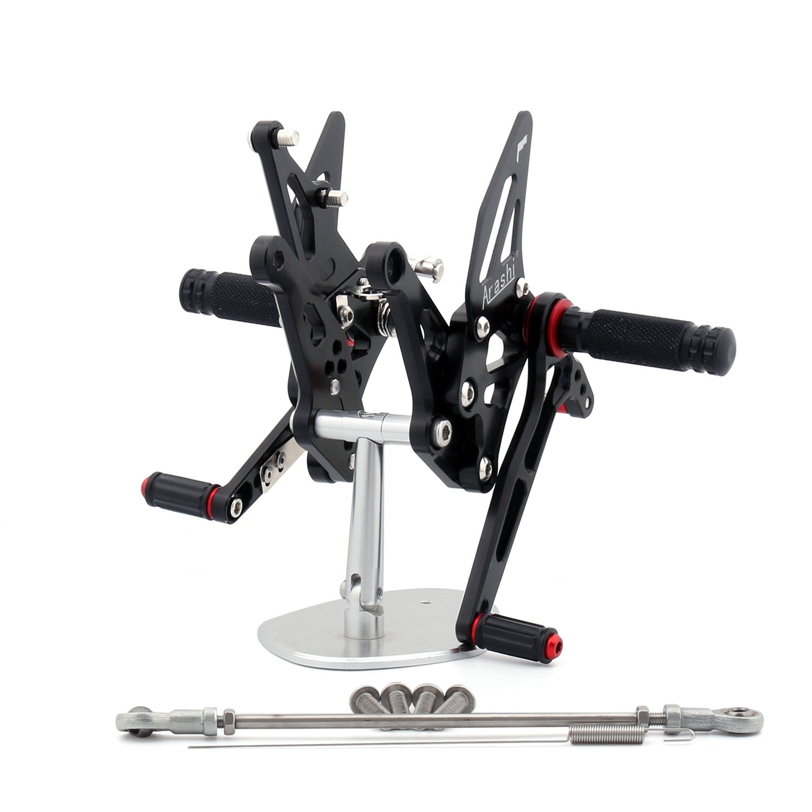 2017 Kawasaki Ninja Z 1000 Black CNC Adjustable Rearsets Rear Set Foot pegs