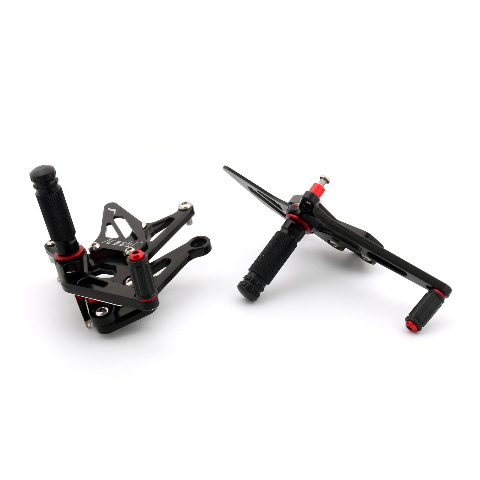 2017 Kawasaki Ninja Z 1000 Black CNC Adjustable Rearsets Rear Set Foot pegs