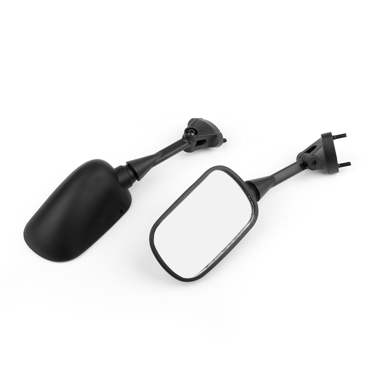 Side Rear View Mirrors For Kawasaki Ninja ZX6R 2005-2008 ZX 10R 2004-2008 Black