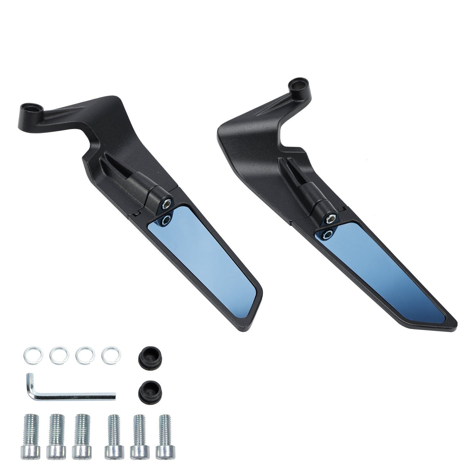 19-22 Ducati Scrambler 800 Icon 1100 Special Sport Winglet Mirrors Pair Universal