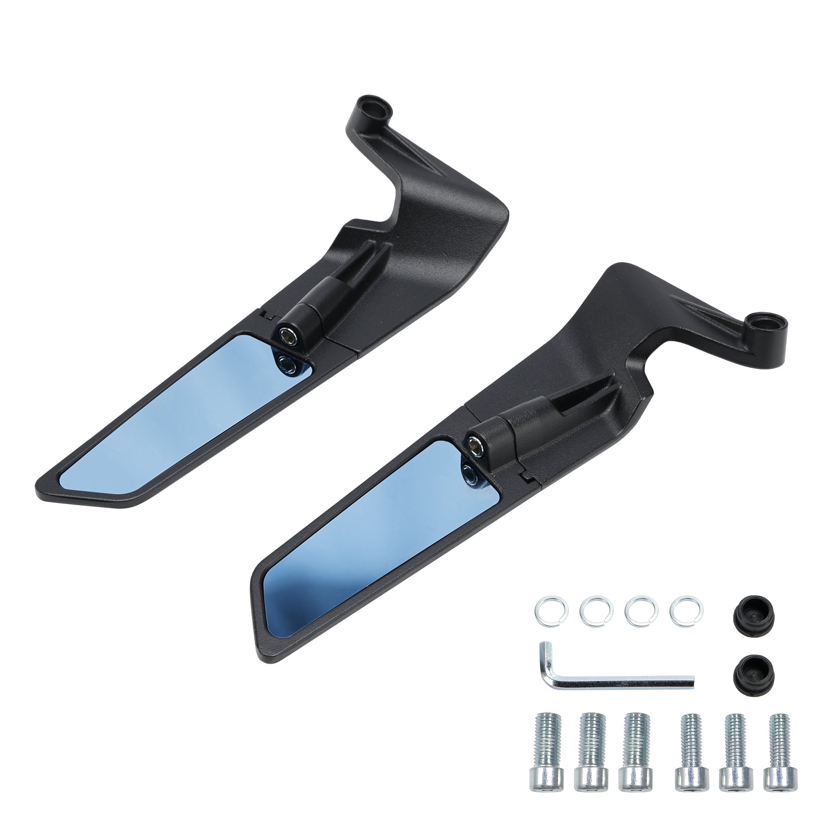 19-22 Ducati Scrambler 800 Icon 1100 Special Sport Winglet Mirrors Pair Universal