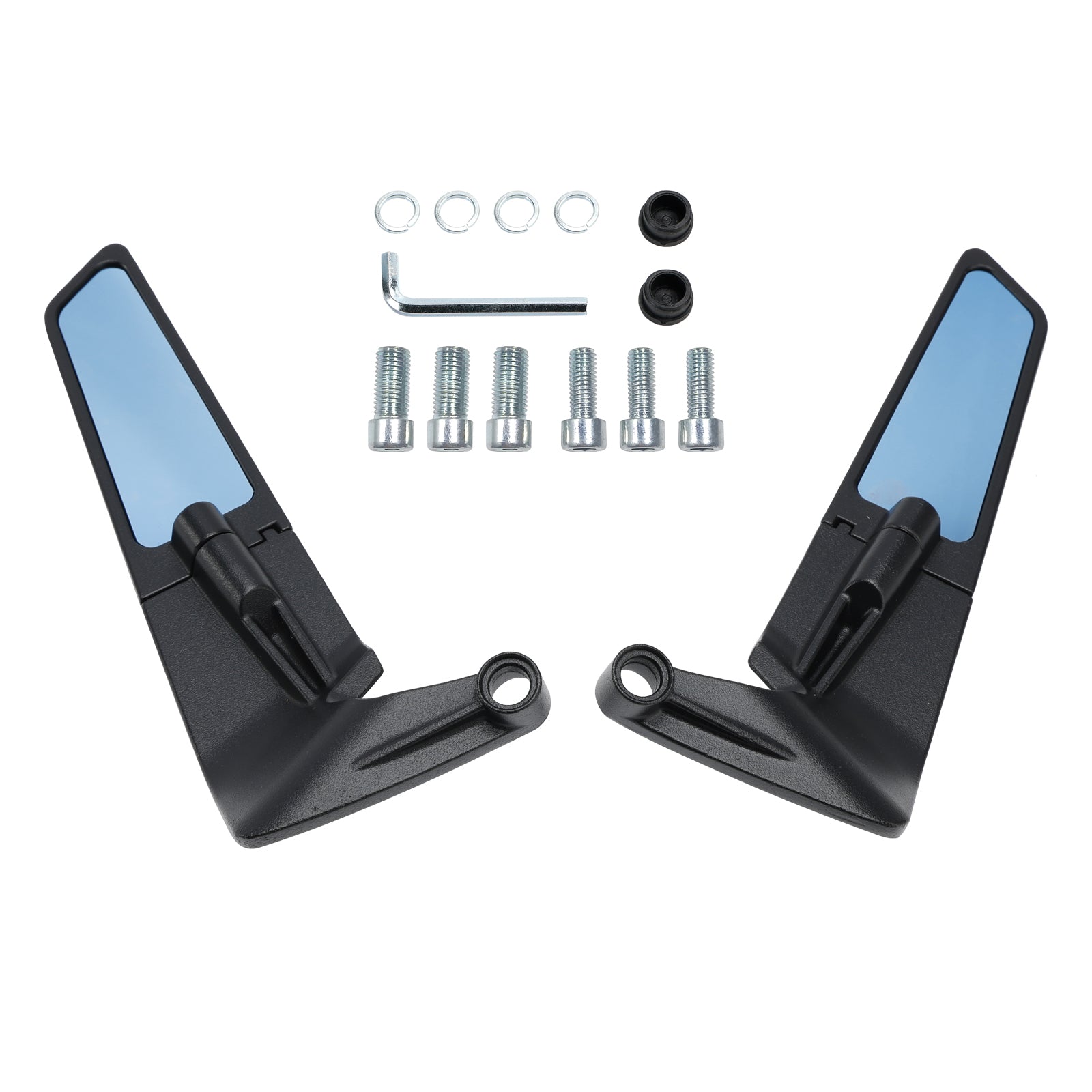 19-22 Ducati Scrambler 800 Icon 1100 Special Sport Winglet Mirrors Pair Universal