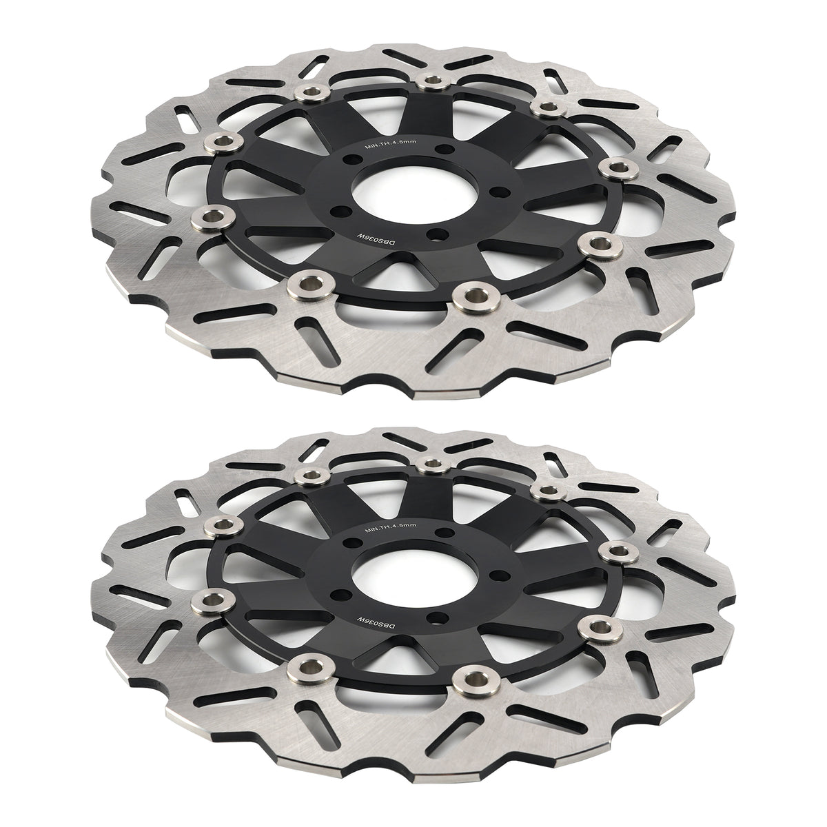 90-06 Kawasaki ZL 600 Eliminator ZZ-R ZZR 600 Paar Front Wave-remschijven