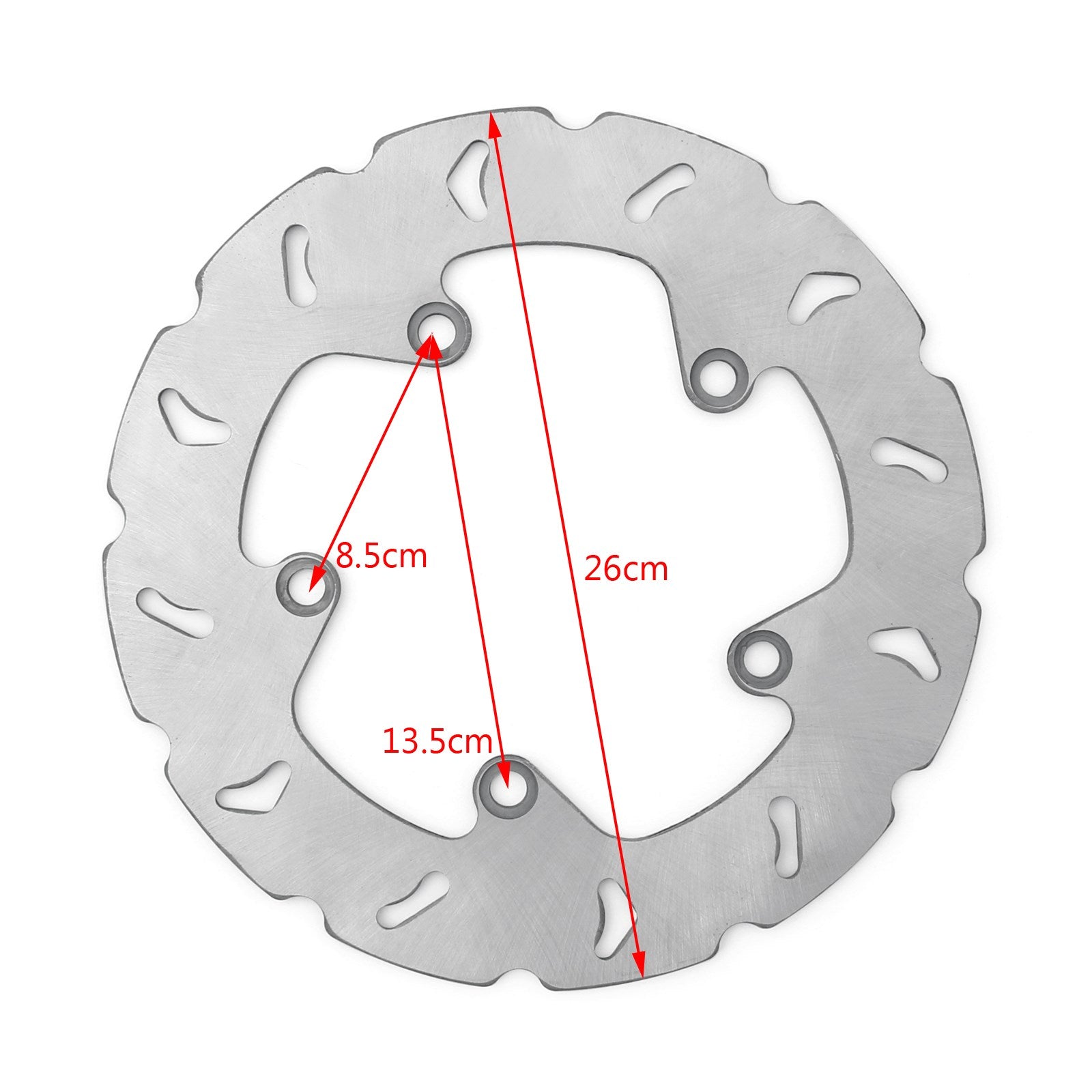 Vorderer Bremsscheibenrotor, passend für Suzuki AN250 AN400 AN650 Burgman 2003–2012