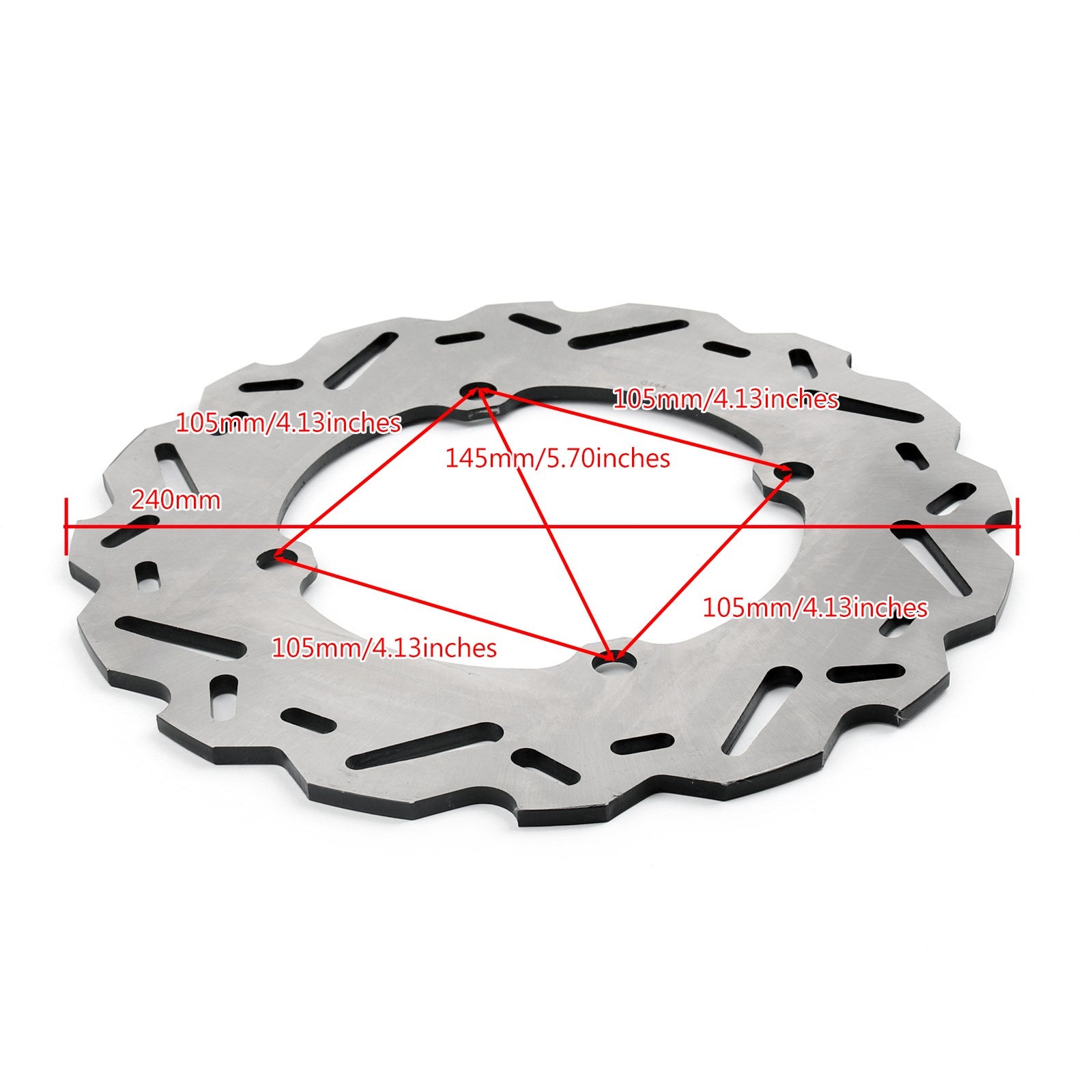 Disque de frein arrière pour Honda CB 500 X F CBR500R 13-19 CB CBR 650 F 14-18