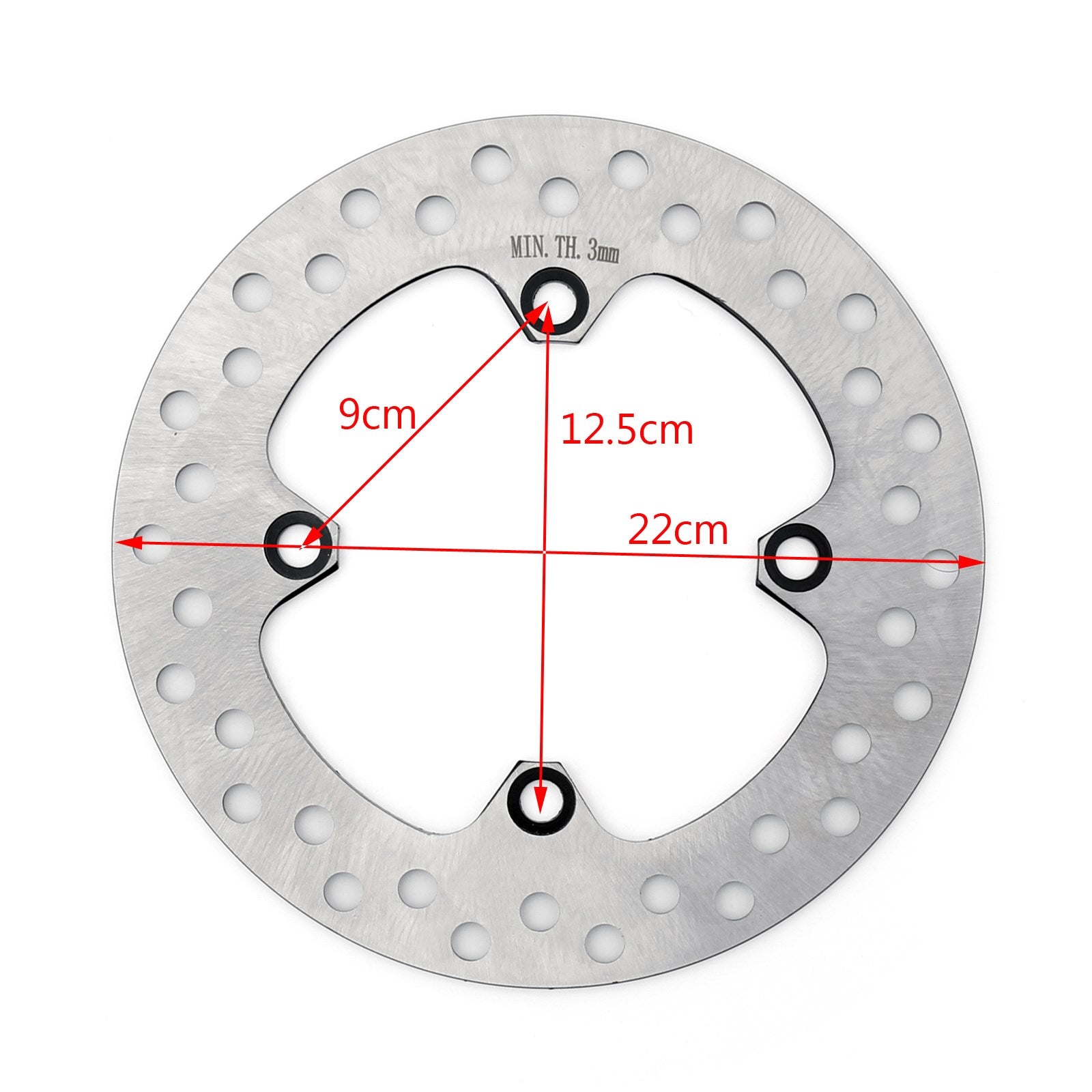 91-11 Honda CRF 230 L XR 250 400 600 R SLR NX 650 Tarcza hamulca tylnego Fit