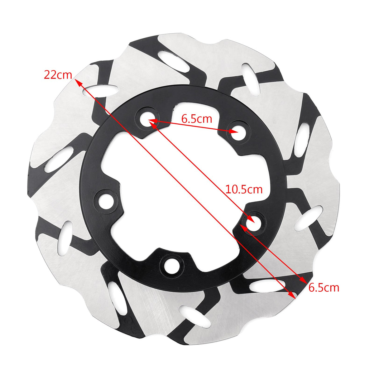 Disco de rotor de freno trasero apto para Suzuki GSX-R 600 750 100 96-15 TL 1000 R S 97-03