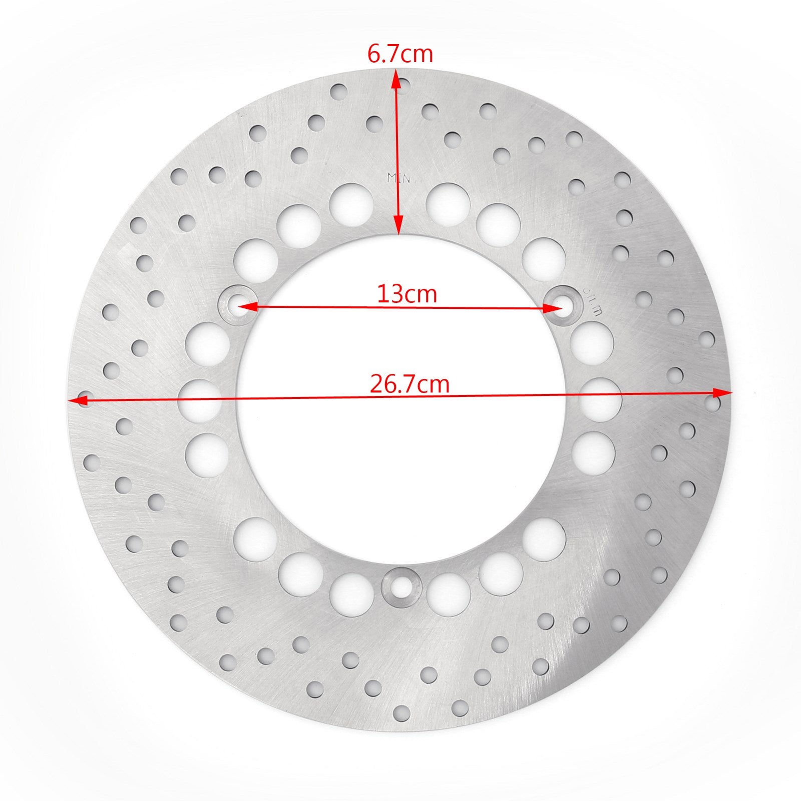 04-14 Yamaha YP 400 Majesty 400 Rear Brake Rotor Disc