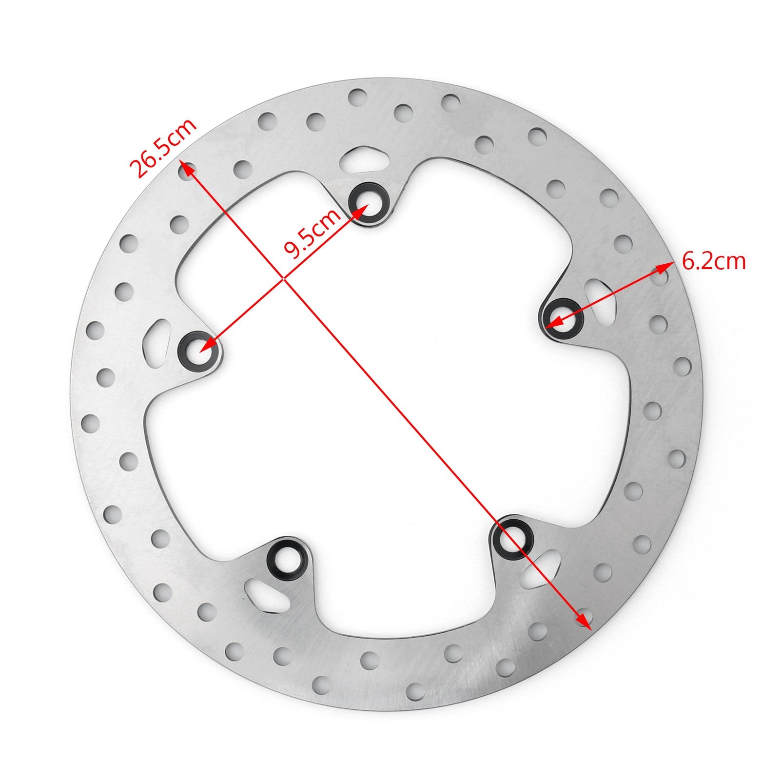 Disco rotore freno posteriore adatto per BMW F 650 700 800 GS F800 R/S/ST/GT R nineT 06-15