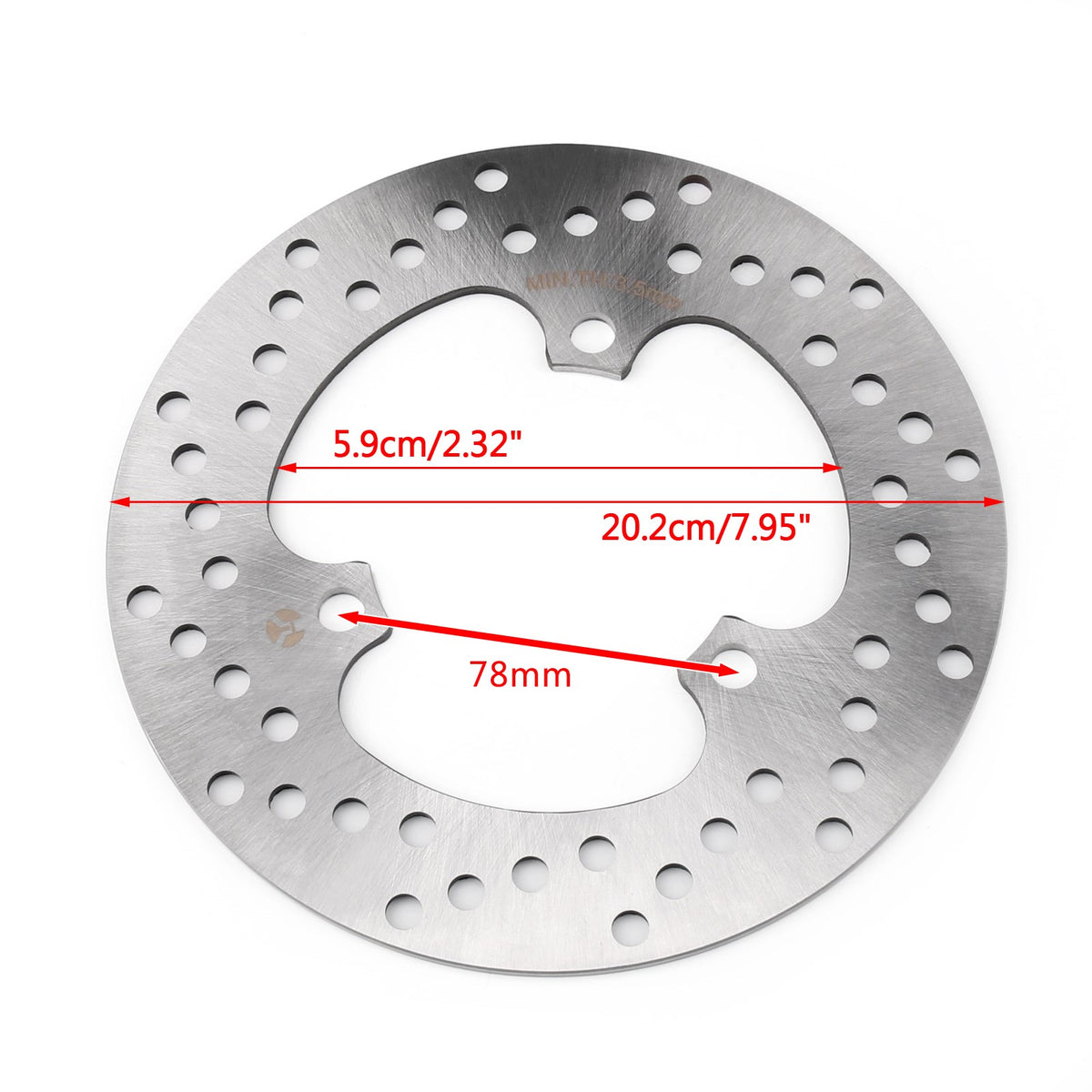 1993-2018 Yamaha XT 225 250 Serow XG250 Tricker XTZ250 Rear Brake Rotor Disc