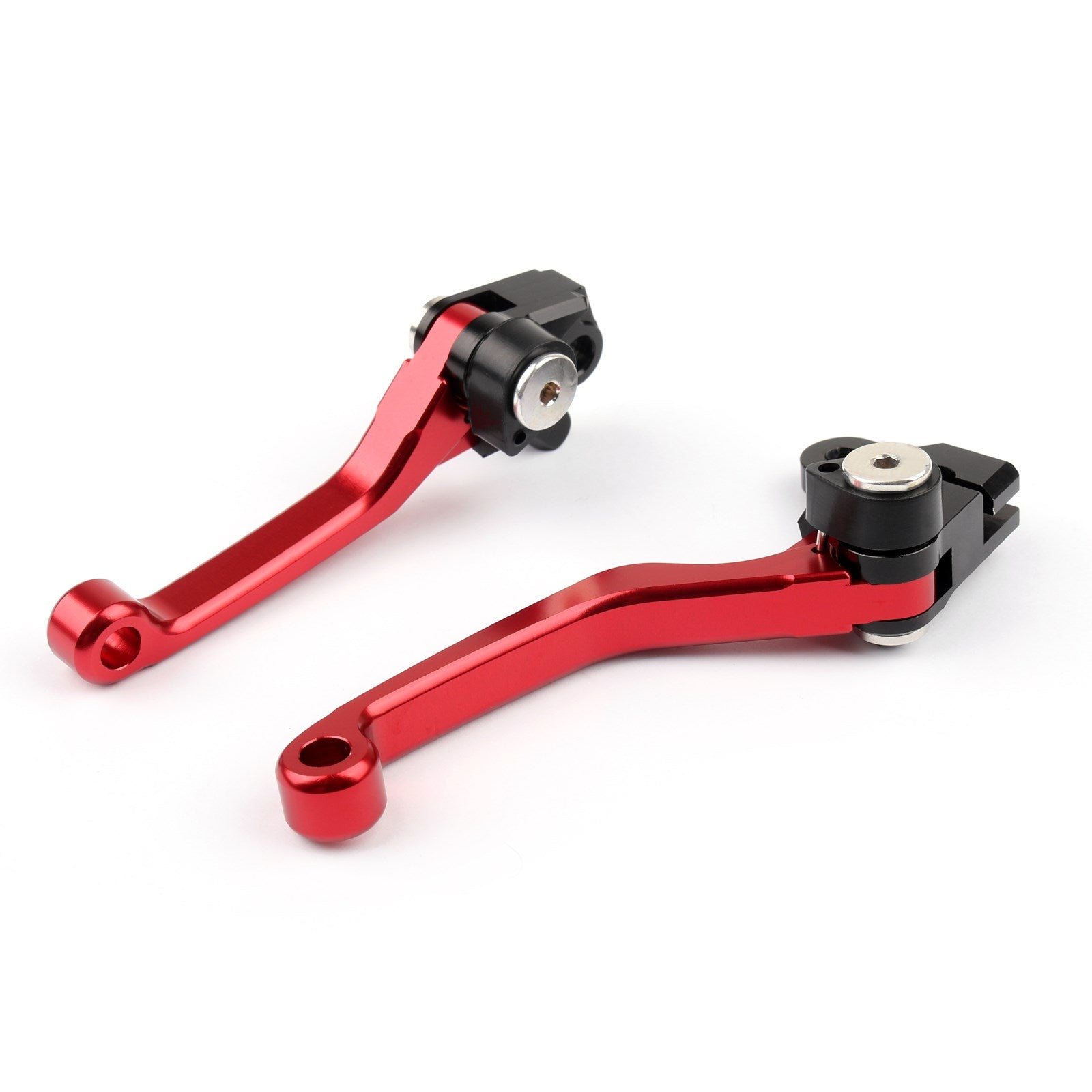 Palancas de embrague de freno pivotante para moto de cross, para Honda CR125R/250R CR80R/85R CRF150R, color rojo