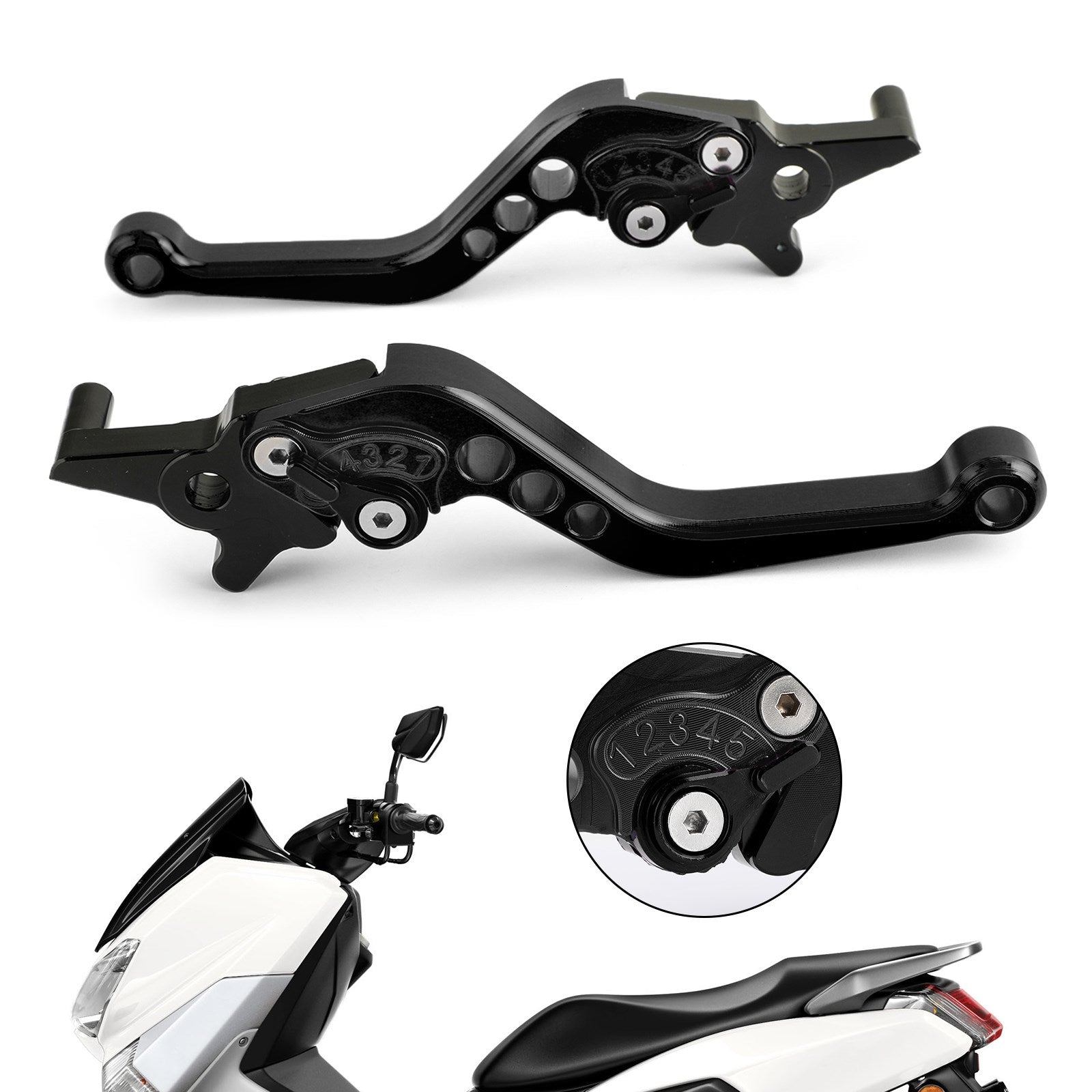 15-18 Yamaha NMAX 125/155 Brake Clutch Levers
