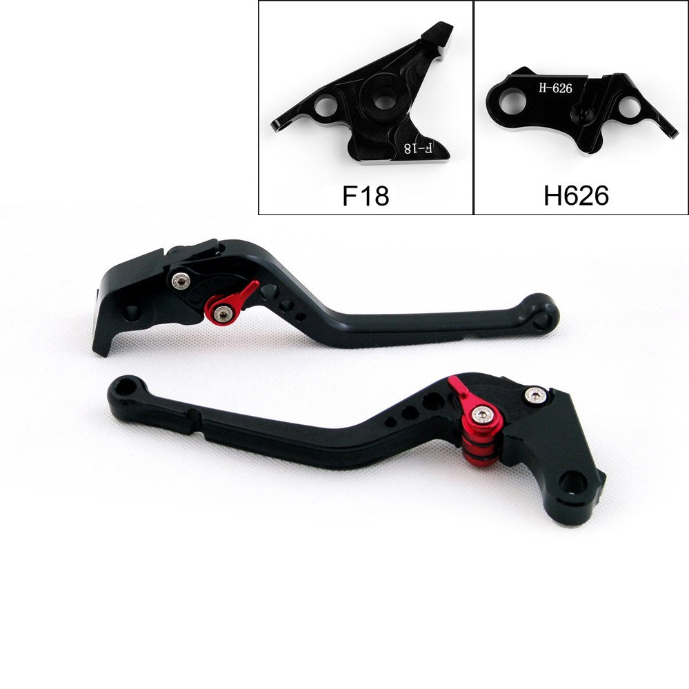 Honda CBR 600 900 CB900 Hornet VTX1300 NC700 Brake Clutch Levers Black