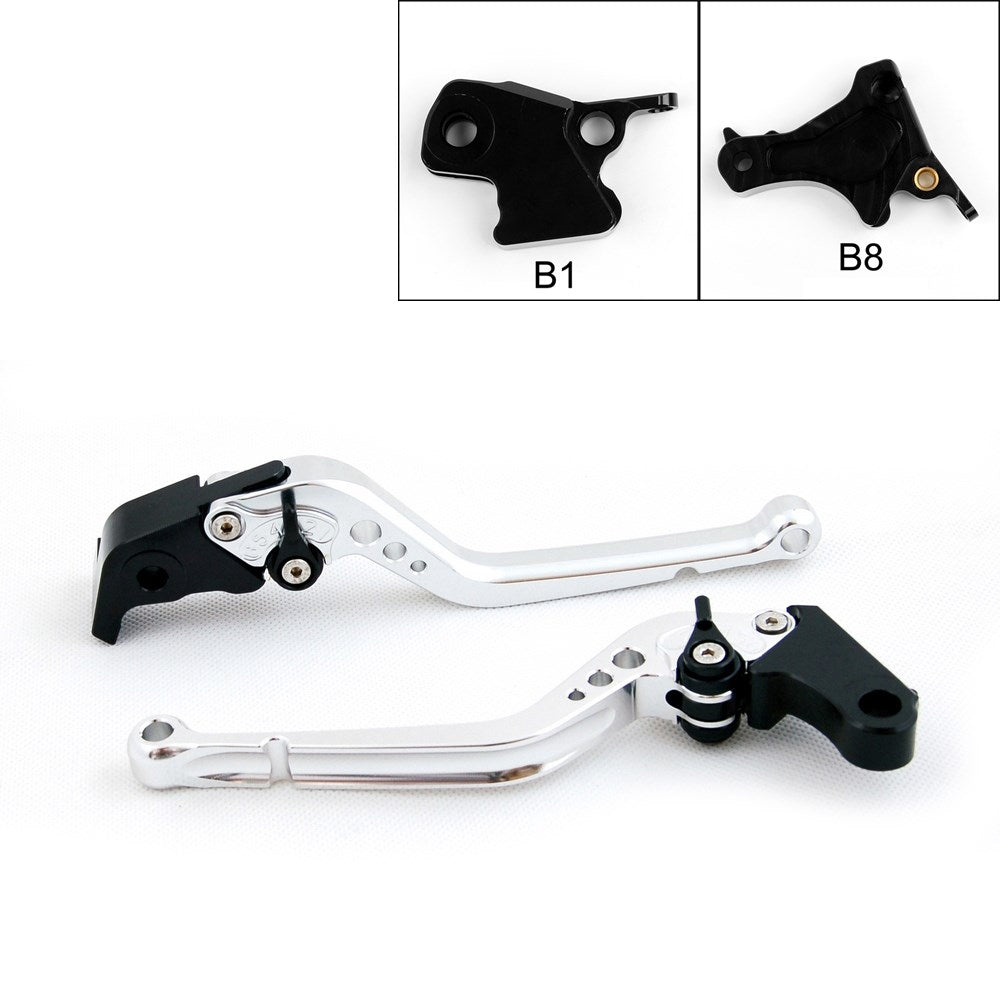 Long Brake Clutch Levers For BMW F800S F800ST 06-13 F800GS F650GS F800R Black