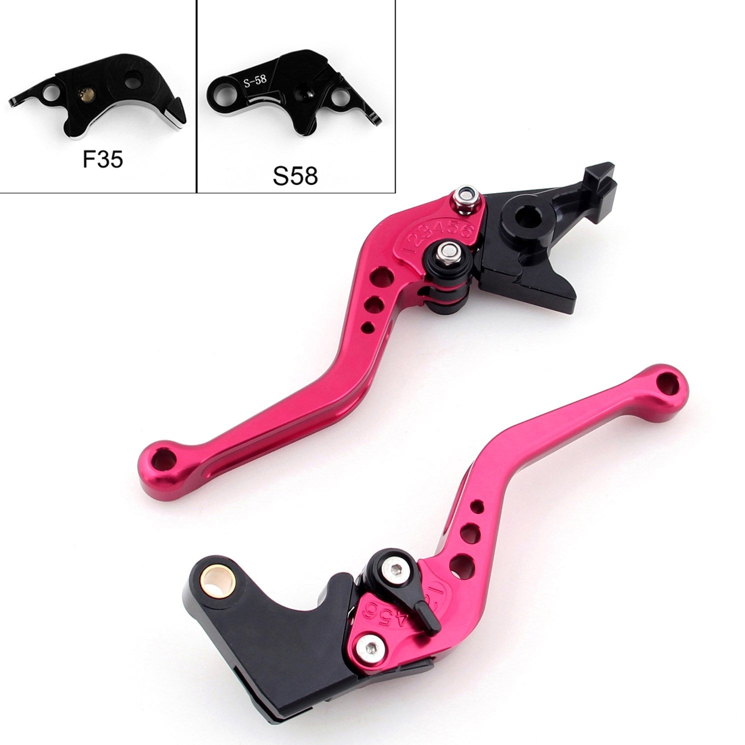 Suzuki 06-10 GSXR600 GSXR750 & 05-06 GSXR1000 & 2015 GSX-S1000/F/ABS Short Brake Clutch Levers