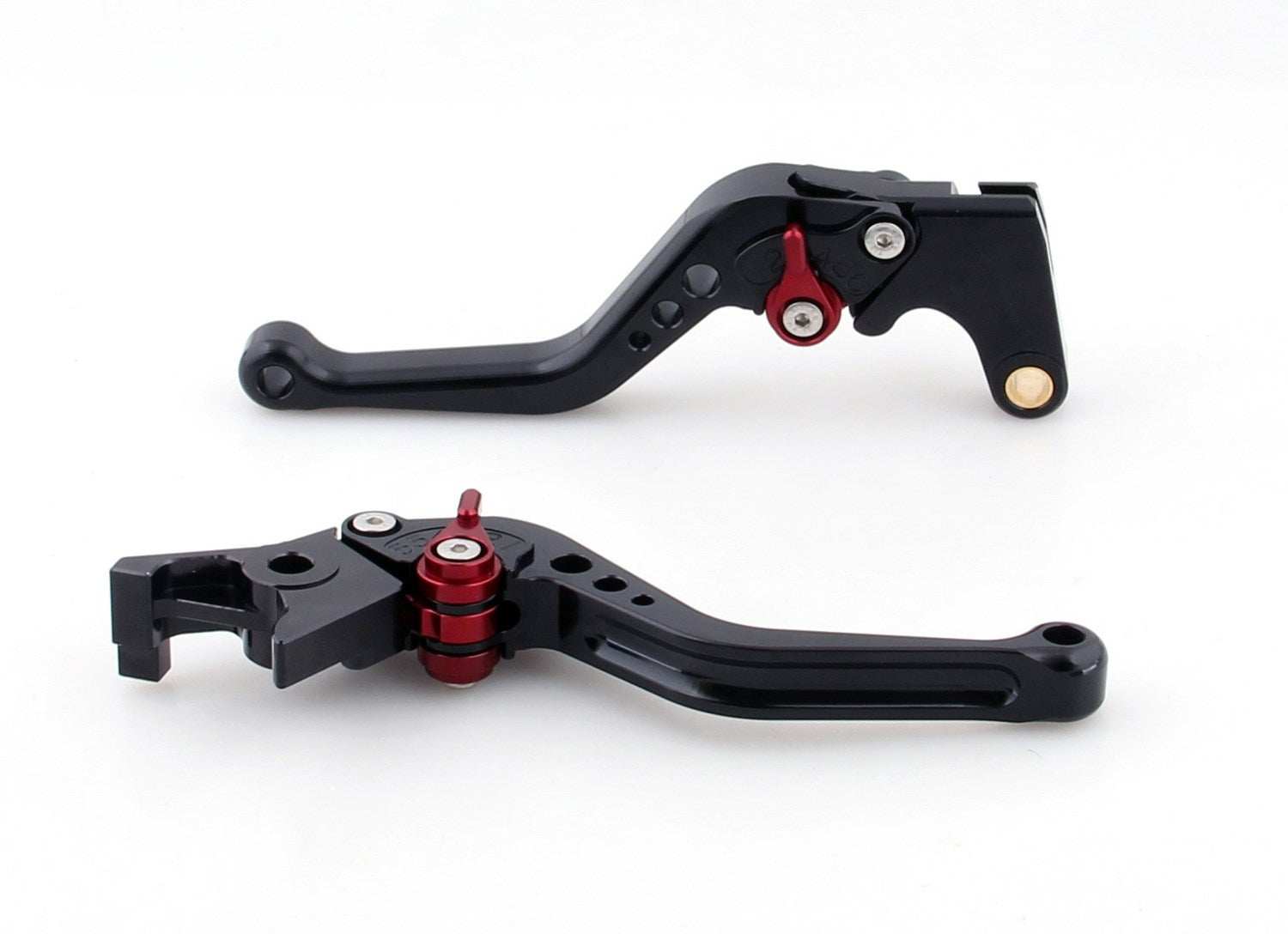 2006-2014 2007-2014 Kawasaki ZX10R ZX6R Z1000 Alavancas de freio e embreagem curtas pretas
