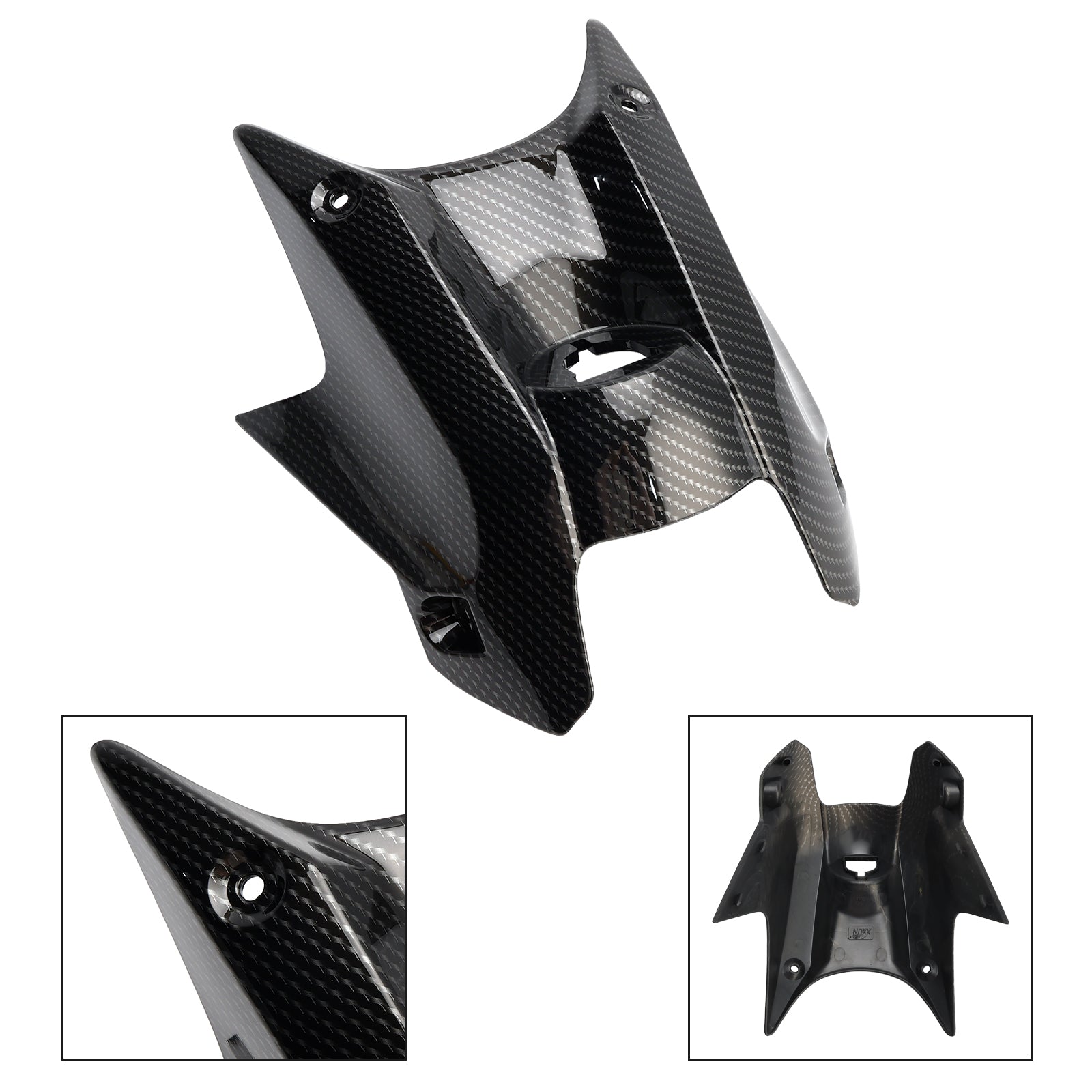 Carbon Front Key Lock Cowl Trim Cover for Honda CB650R CBR650R 2019-2021 Generic