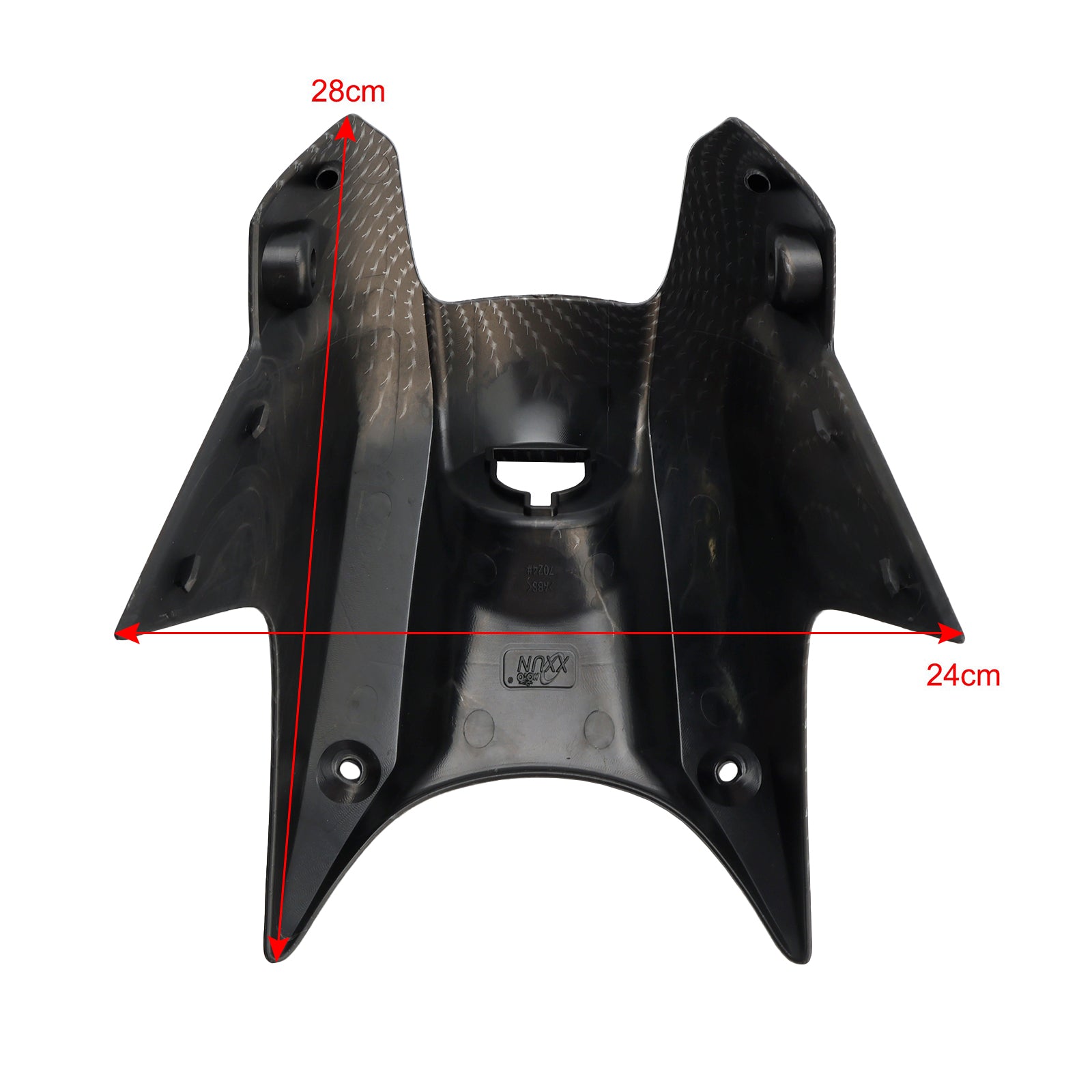 Couvercle de garniture de capot de verrouillage avant en carbone pour Honda CB650R CBR650R 2019-2021 générique