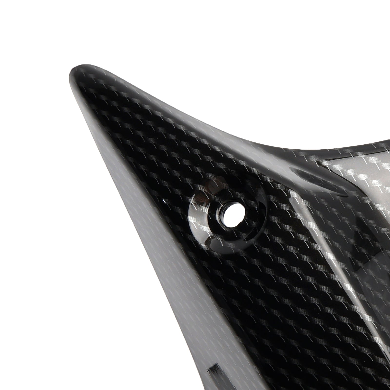 Couvercle de garniture de capot de verrouillage avant en carbone pour Honda CB650R CBR650R 2019-2021 générique