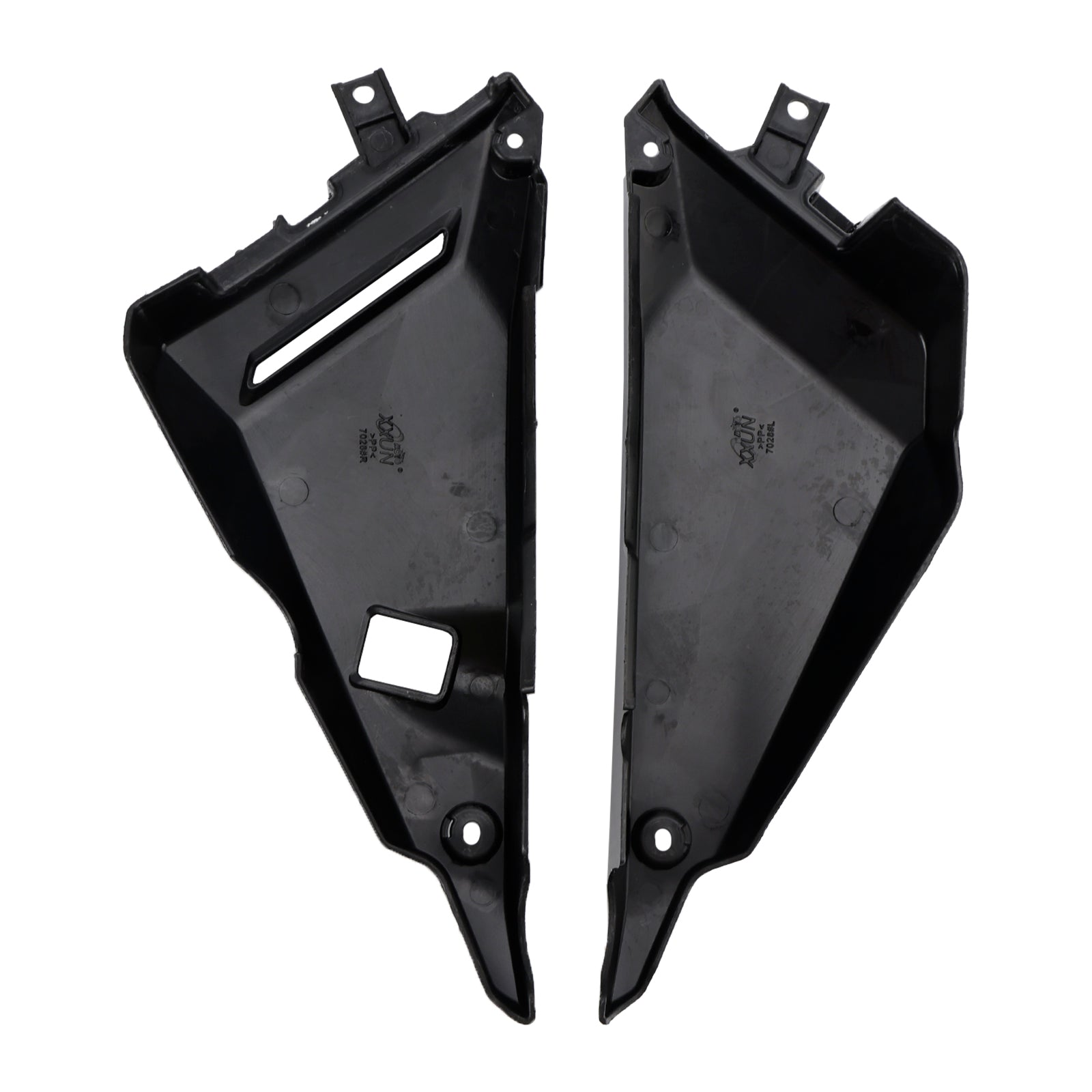 Painel de tampa lateral de carbono Capuz de carenagem para Kawasaki Z650 Ninja 650 2017-2020 genérico