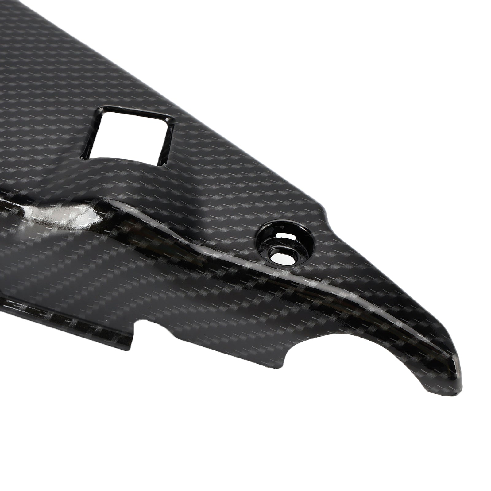 Painel de tampa lateral de carbono Capuz de carenagem para Kawasaki Z650 Ninja 650 2017-2020 genérico