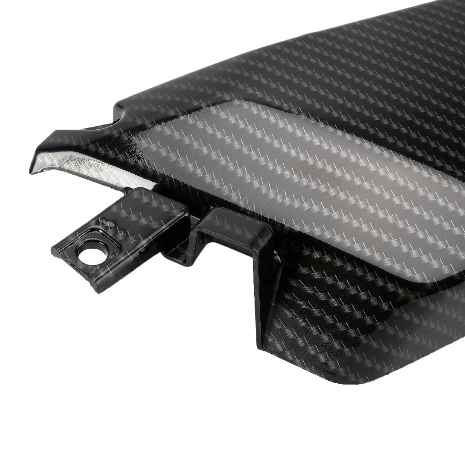 Painel de tampa lateral de carbono Capuz de carenagem para Kawasaki Z650 Ninja 650 2017-2020 genérico
